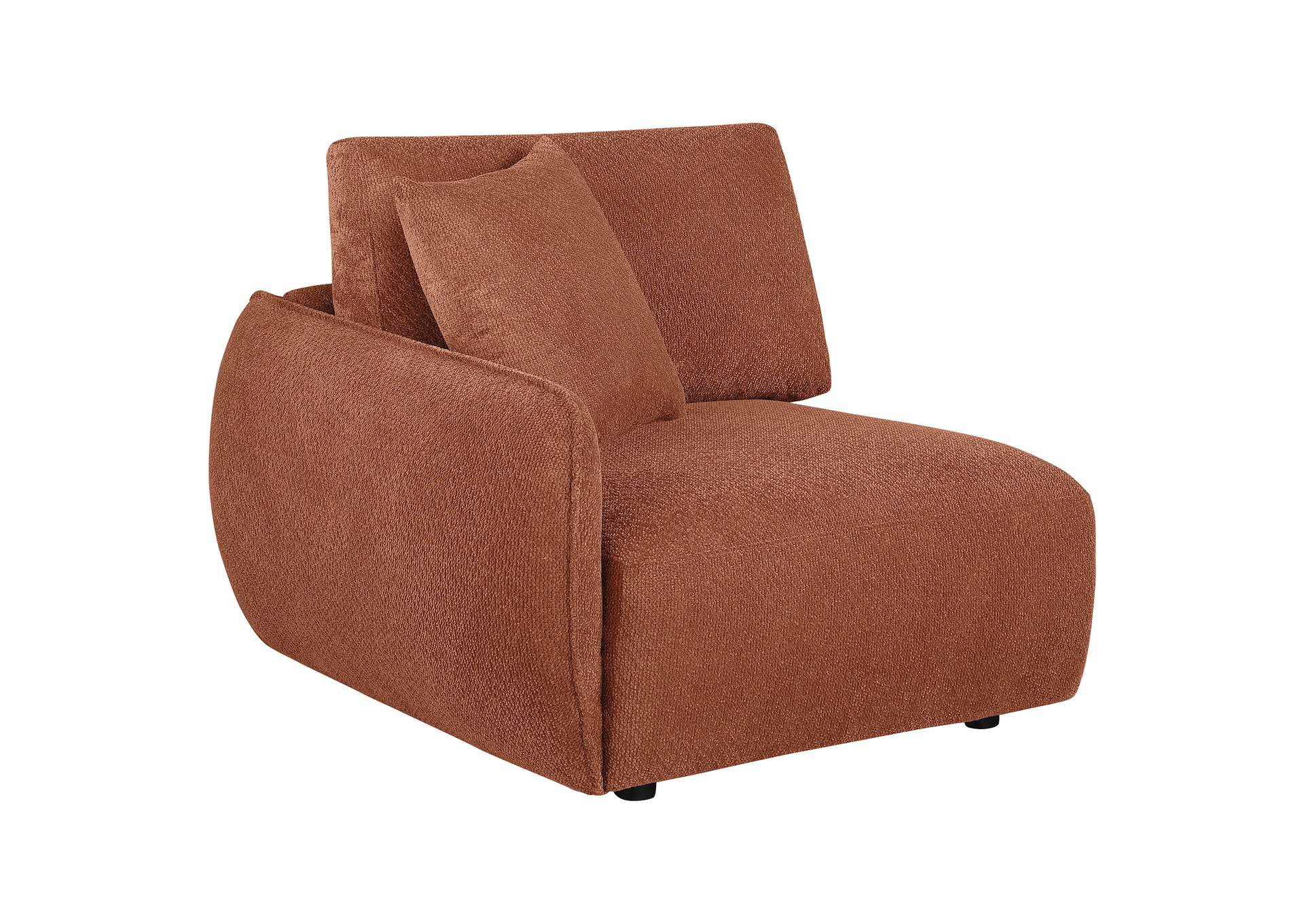 Elysia 5-piece Chenille Upholstered Modular Sectional Sofa Coral image 13