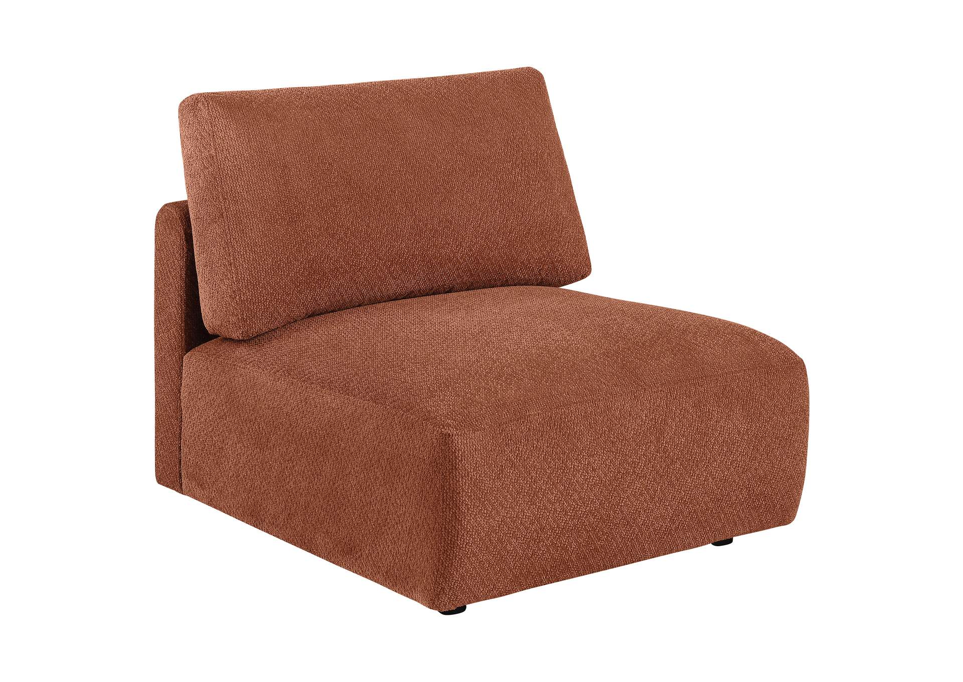 Elysia 6-piece Chenille Upholstered Modular Sectional Sofa Coral image 11