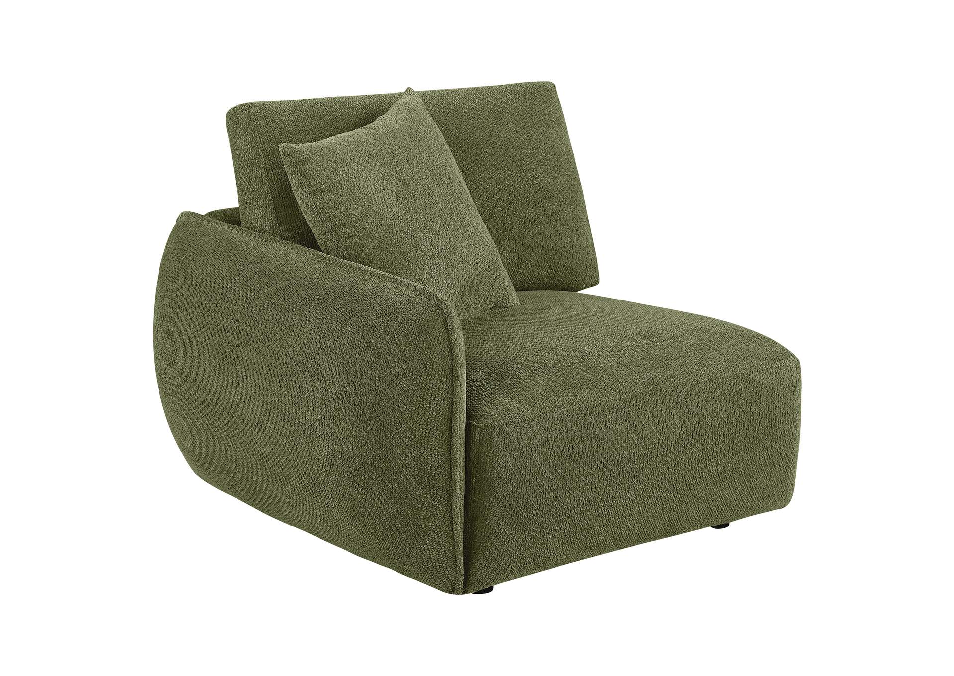 Elysia 6-piece Chenille Upholstered Modular Sectional Sofa Green image 10