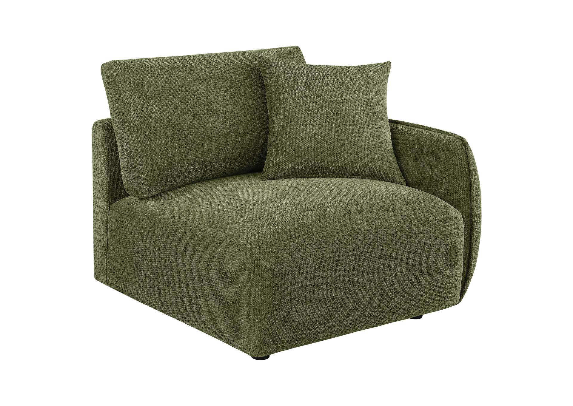 Elysia 6-piece Chenille Upholstered Modular Sectional Sofa Green image 9