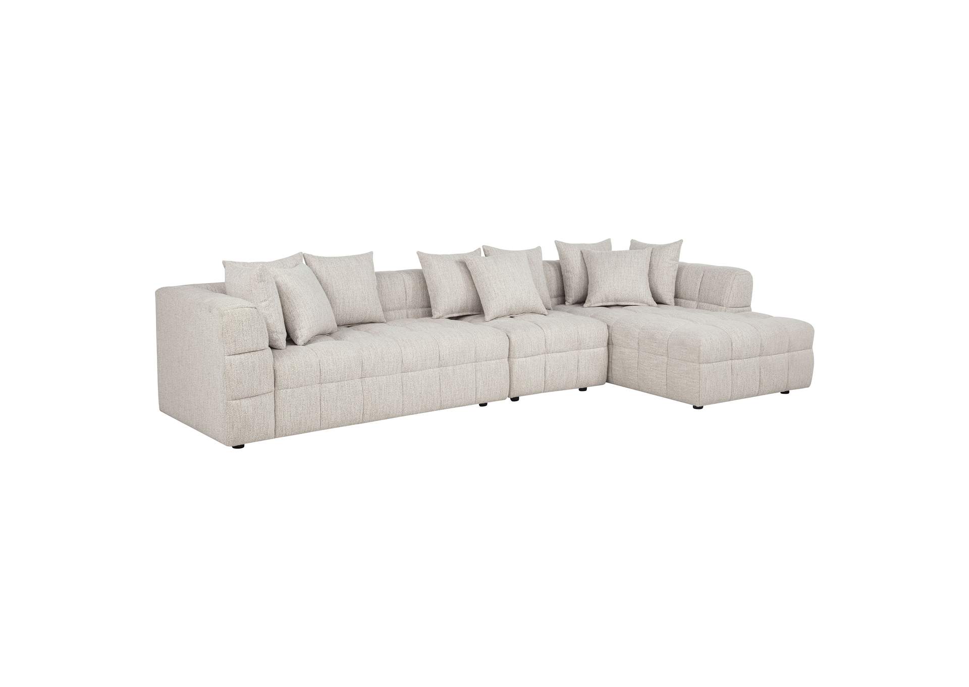 Amara 3-Piece Upholstered Sectional Sofa image 1