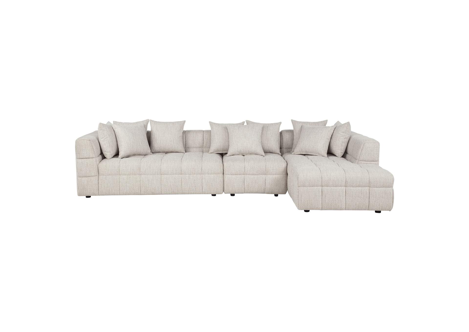 Amara 3-Piece Upholstered Sectional Sofa image 4