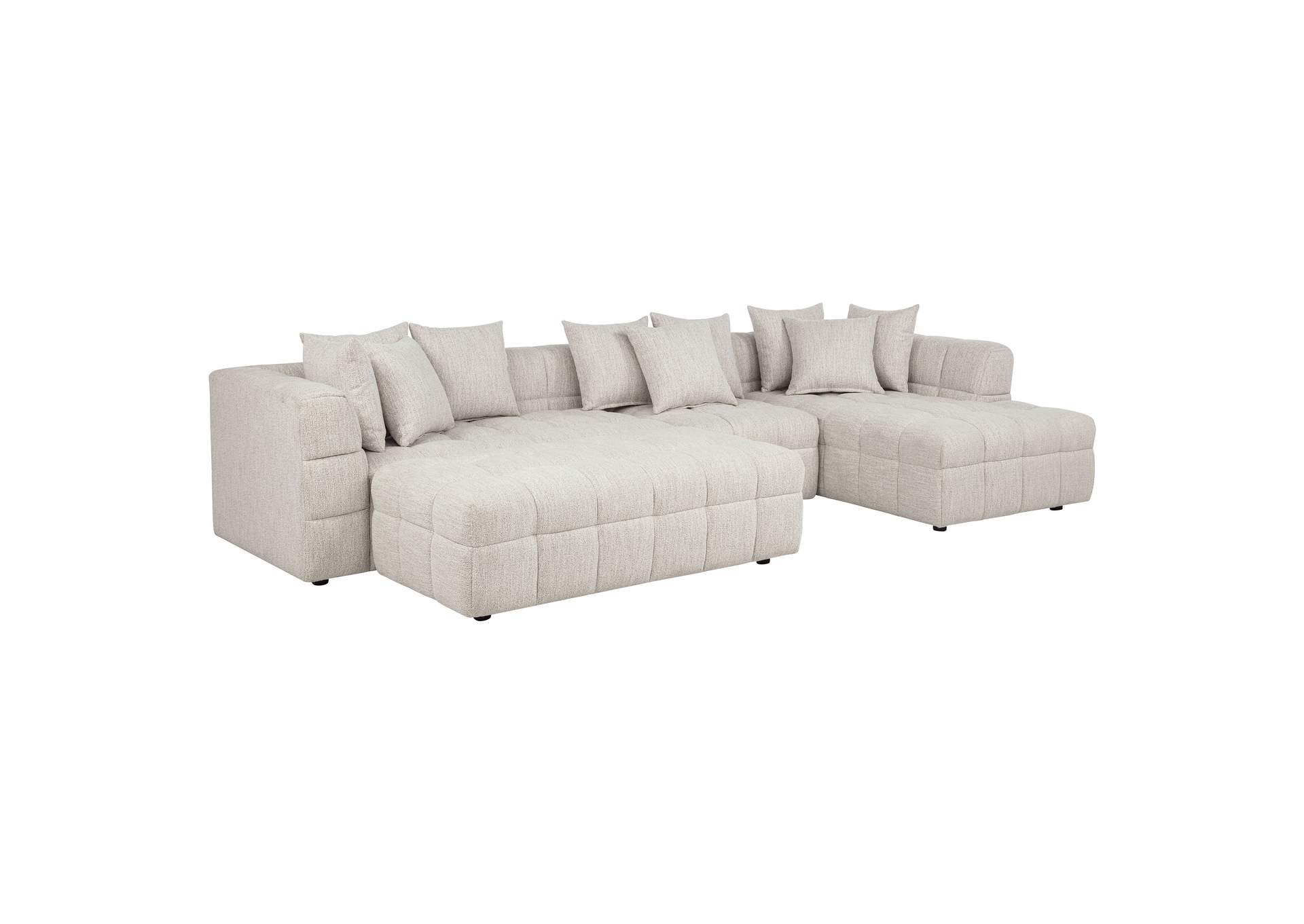 Amara 4-Piece Upholstered Sectional Sofa image 1