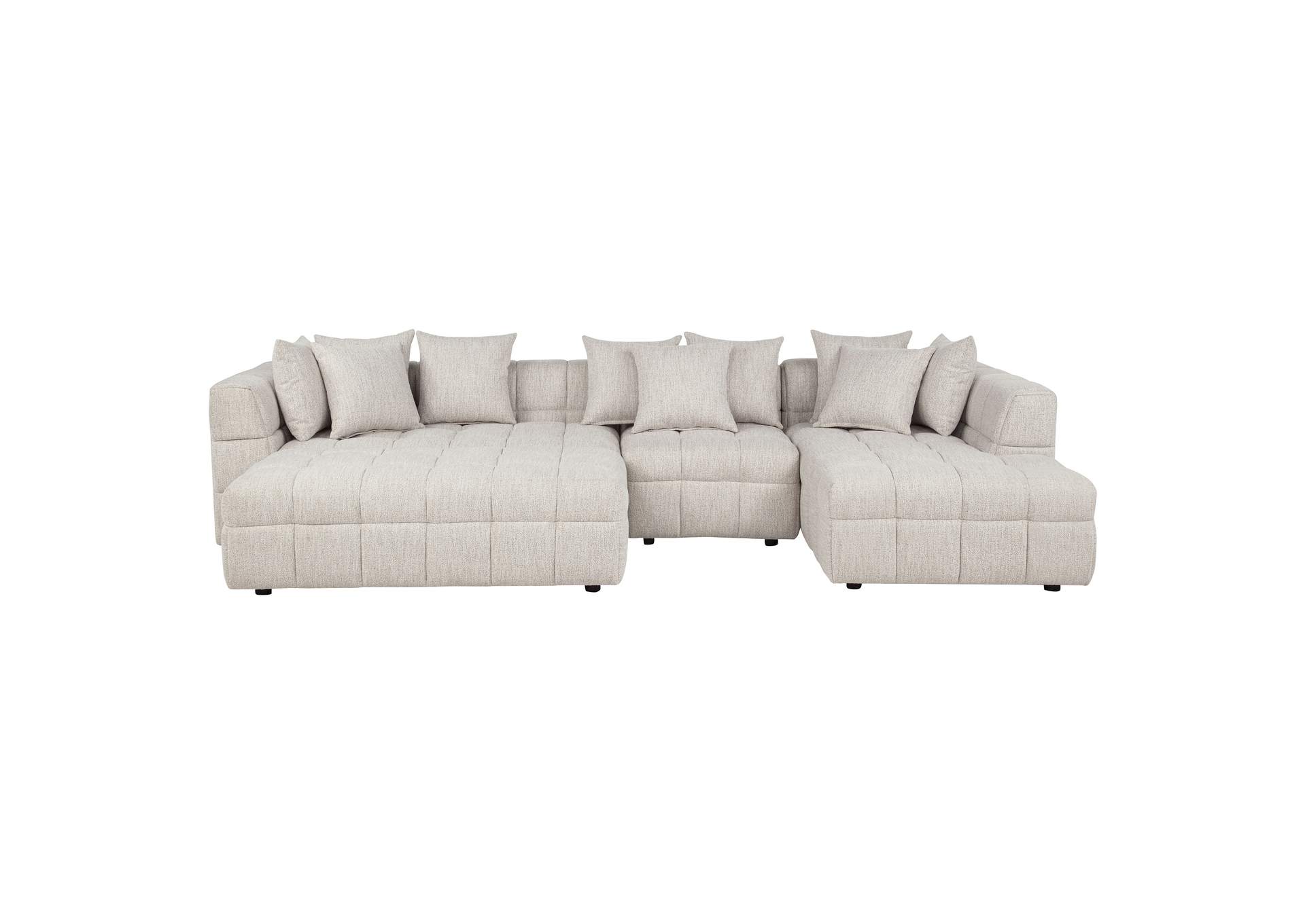Amara 4-Piece Upholstered Sectional Sofa image 4