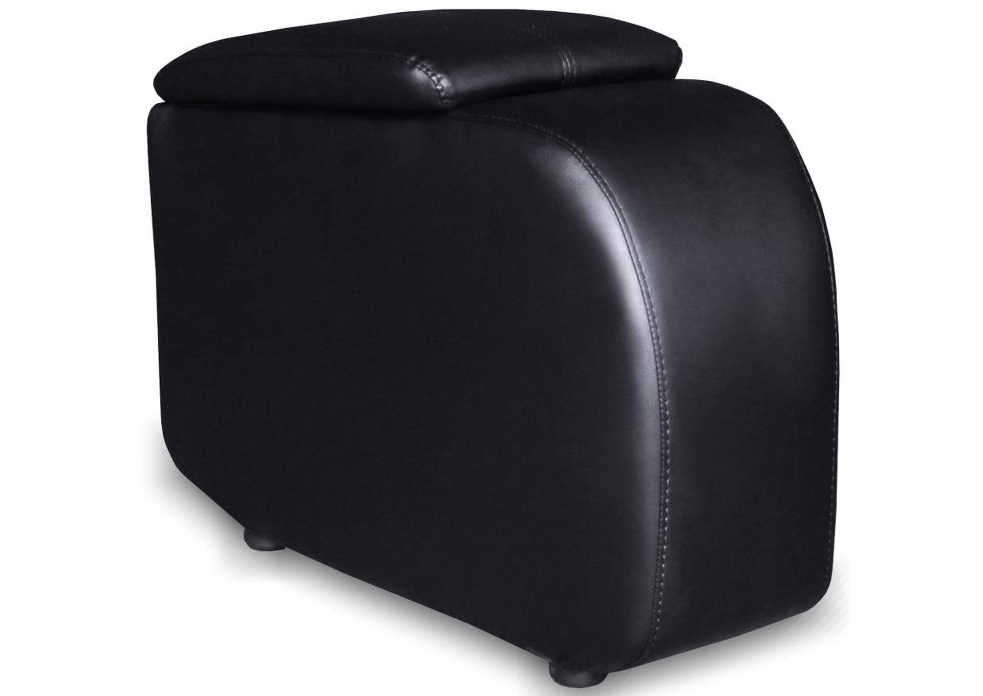 Cyrus Upholstered Recliner Living Room Set Black image 10