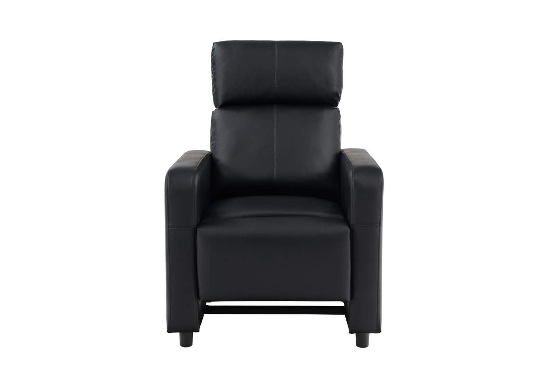 Toohey Upholstered Tufted Recliner Living Room Set Black image 7
