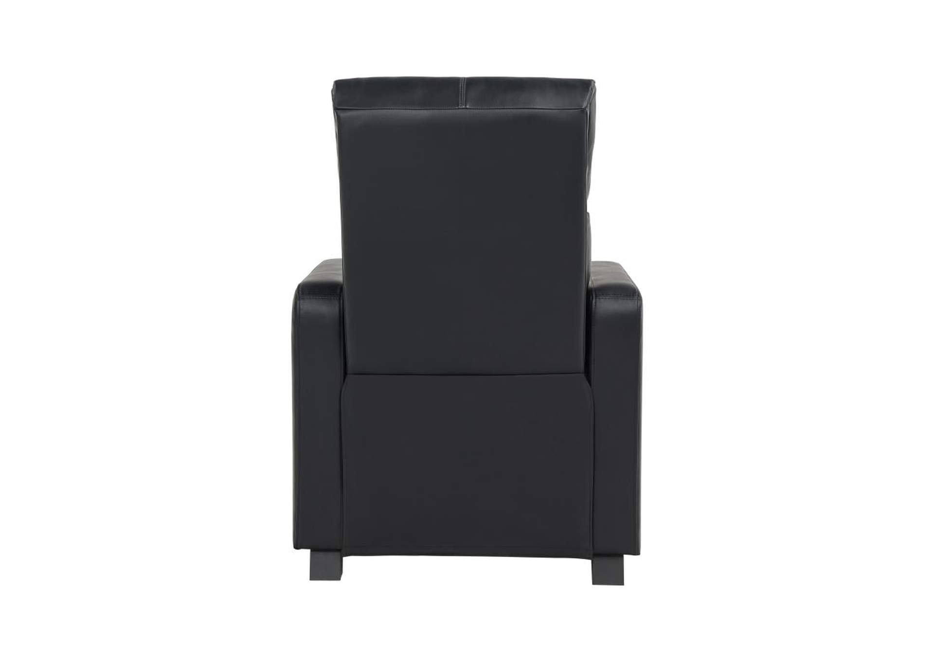 Toohey Upholstered Tufted Recliner Living Room Set Black image 9
