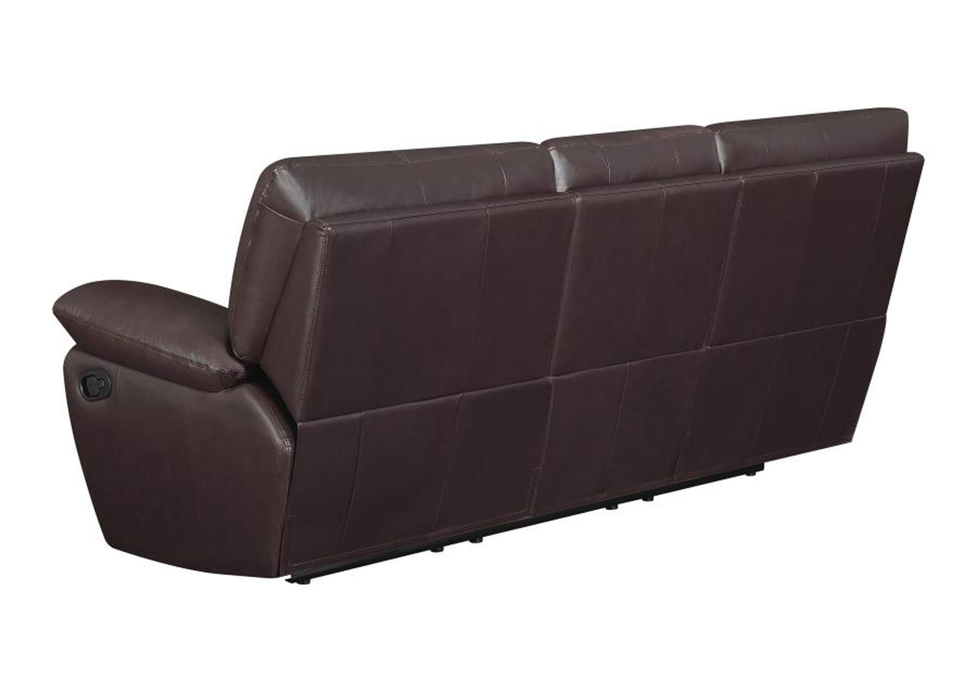 Clifford Upholstered Pillow Top Arm Living Room Set Chocolate Brown image 7