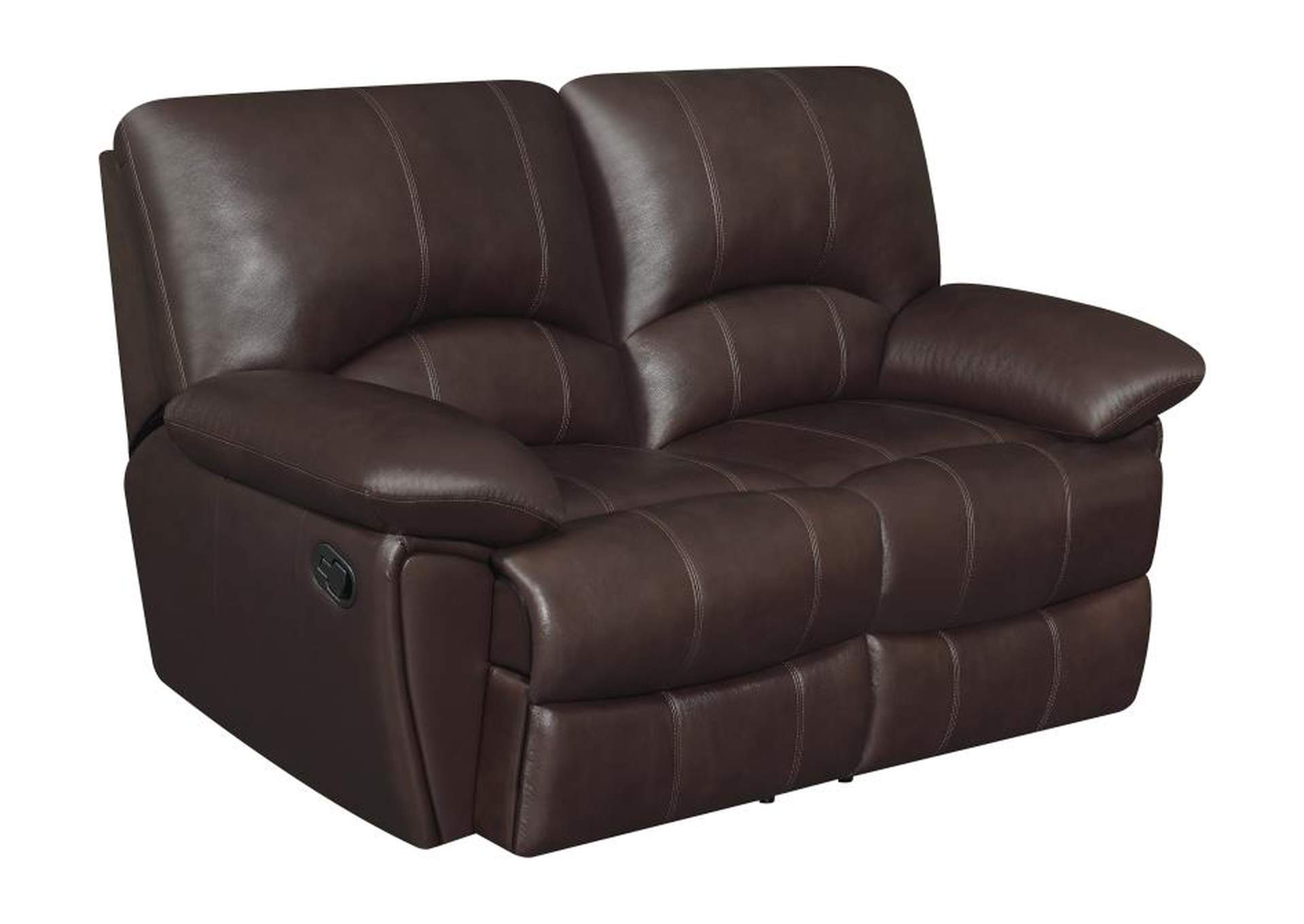 Clifford Upholstered Pillow Top Arm Living Room Set Chocolate Brown image 9