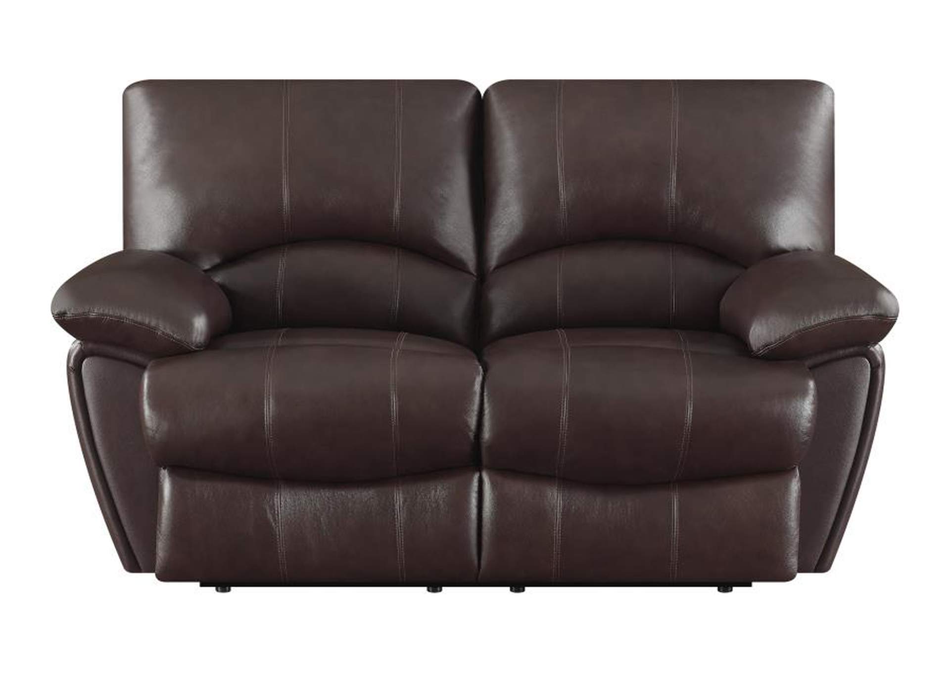 Clifford Upholstered Pillow Top Arm Living Room Set Chocolate Brown image 11
