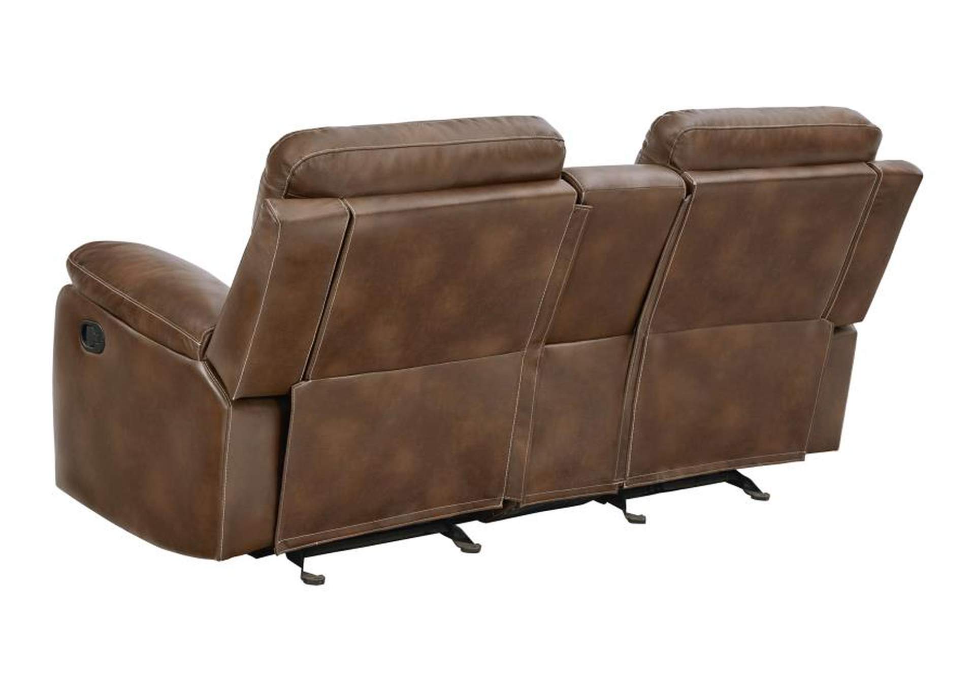 Damiano Upholstered Tufted Living Room Set Tri-tone Brown image 12