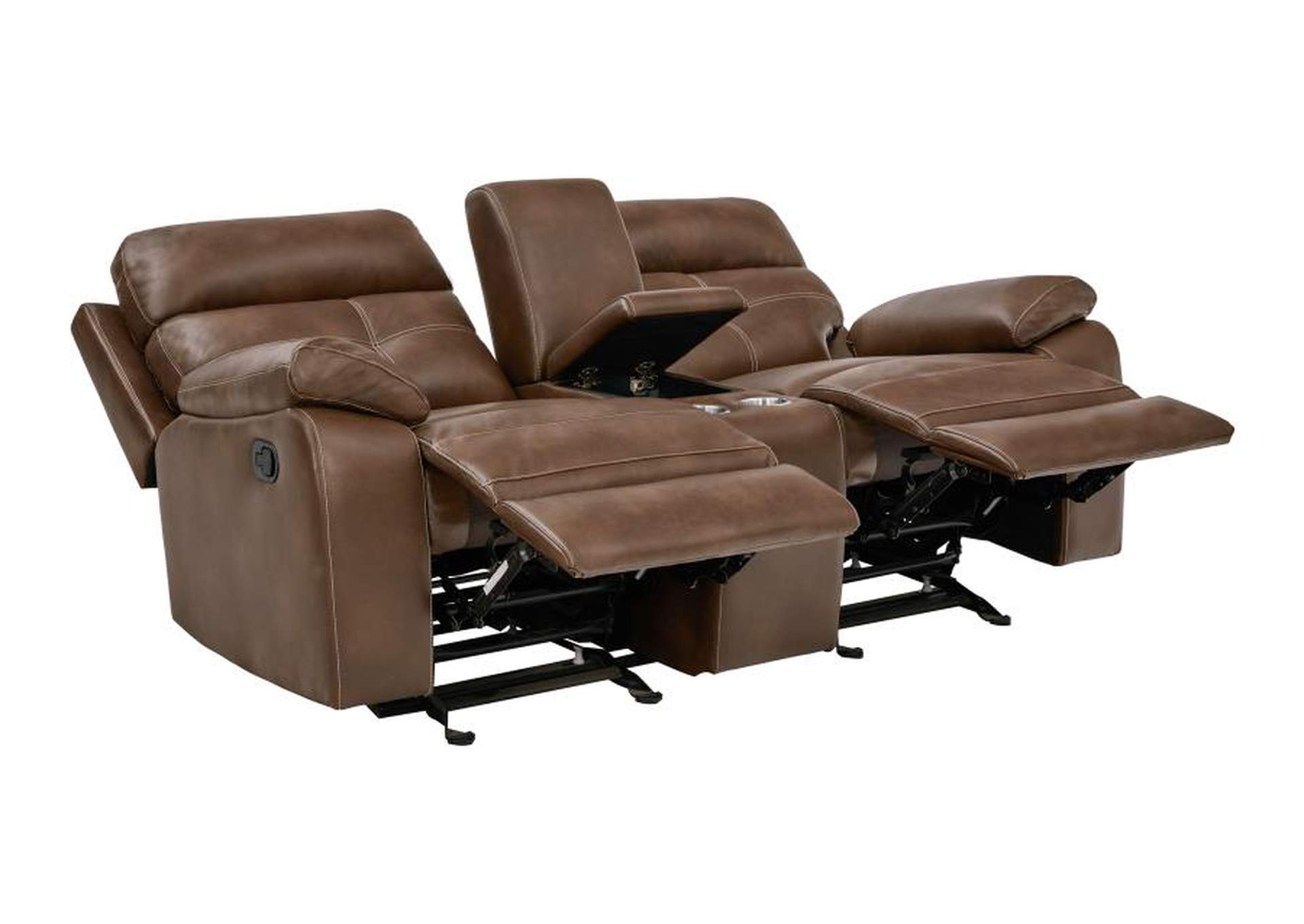 Damiano Upholstered Tufted Living Room Set Tri-tone Brown image 10