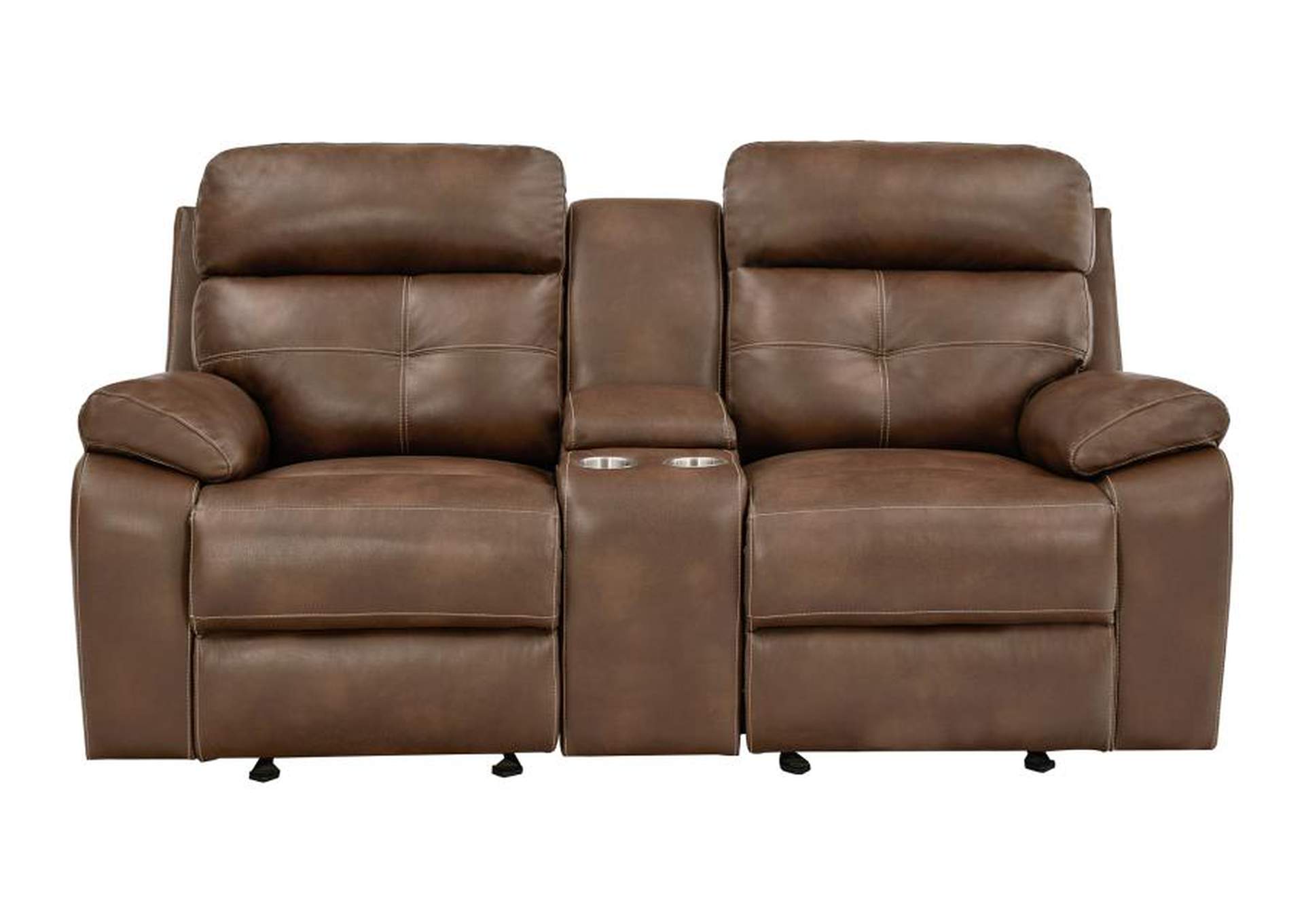 Damiano Upholstered Tufted Living Room Set Tri-tone Brown image 11