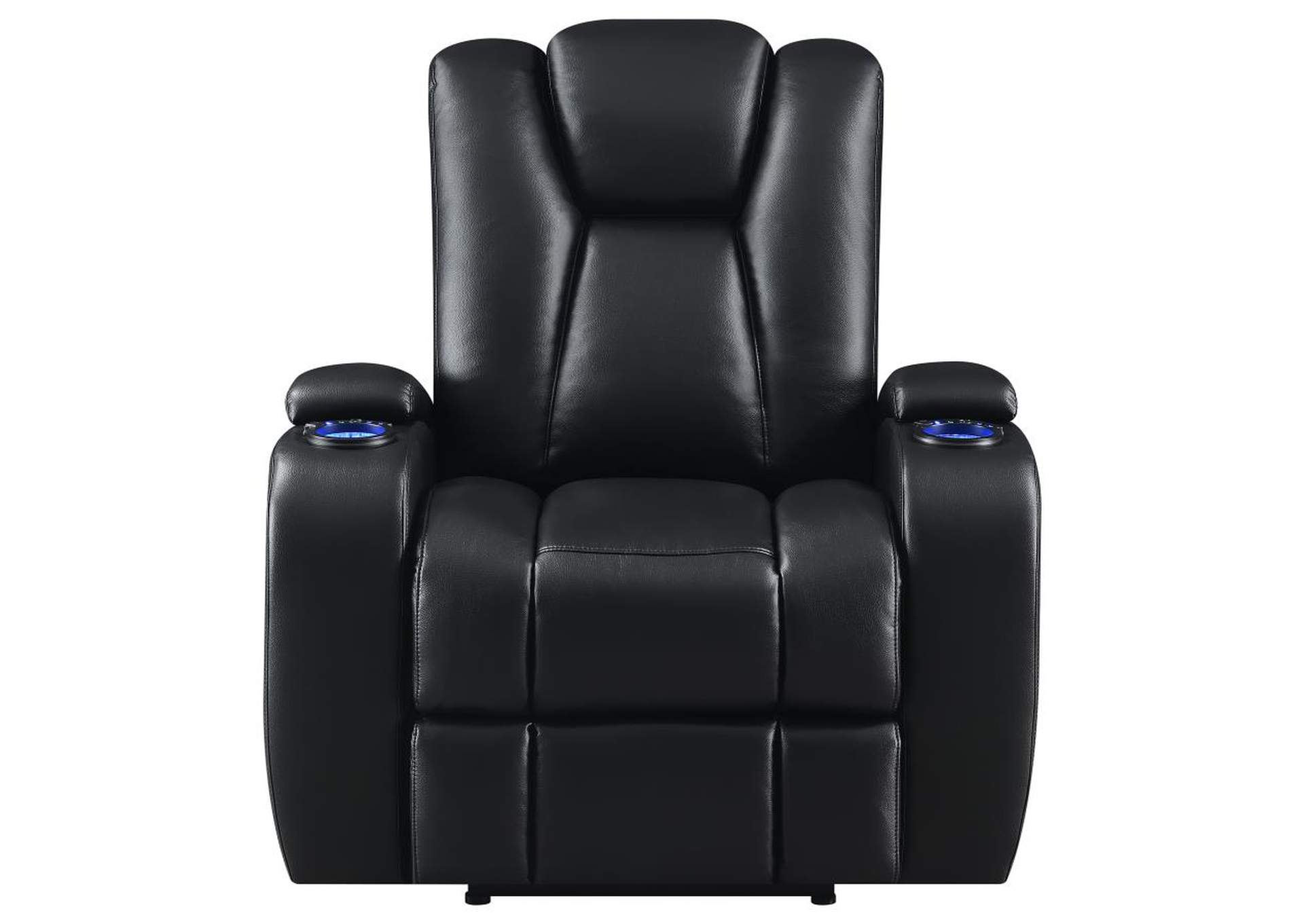 Delange Upholstered Tufted Living Room Set Black image 11