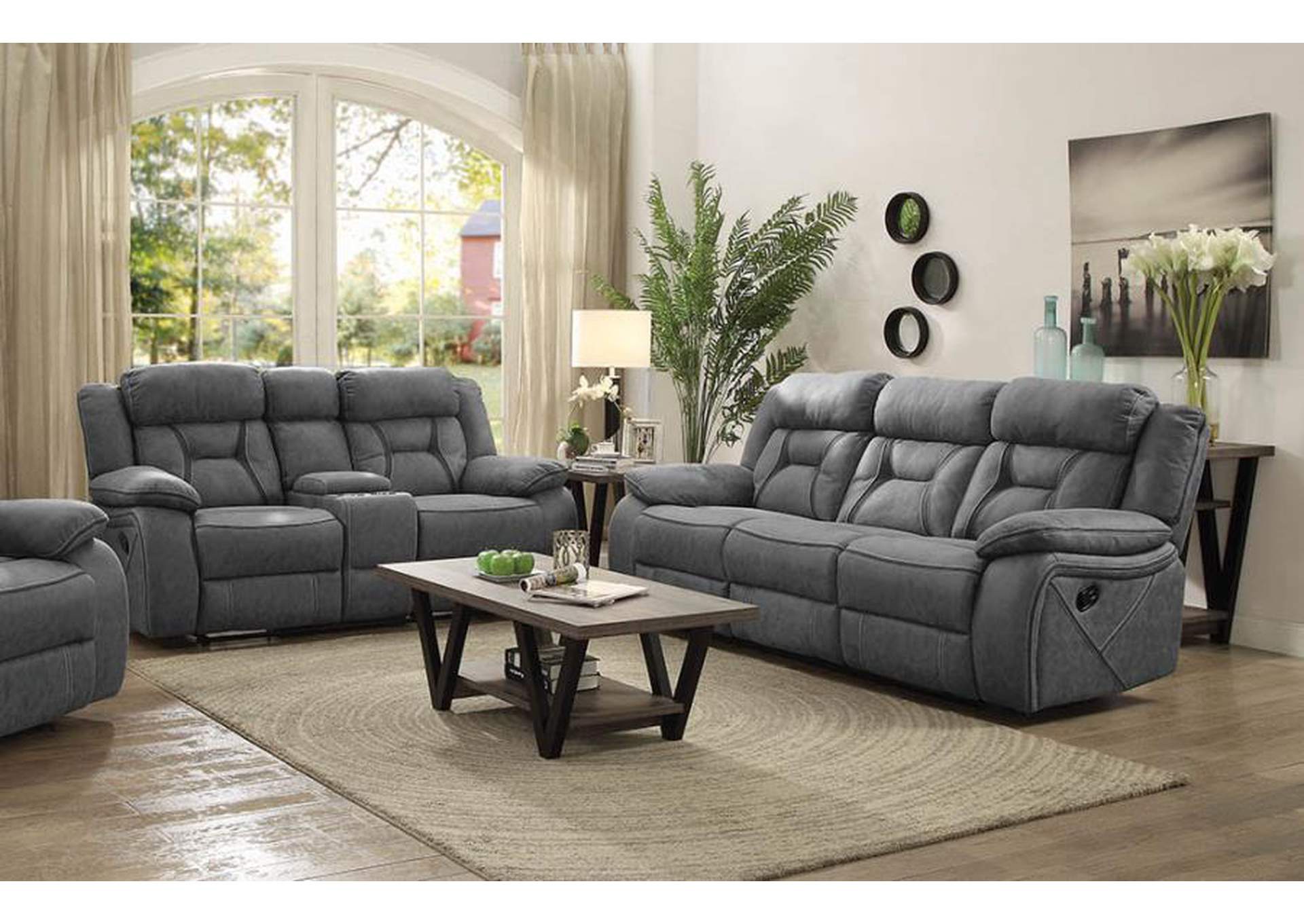 Higgins Upholstered Tufted Living Room Set image 1