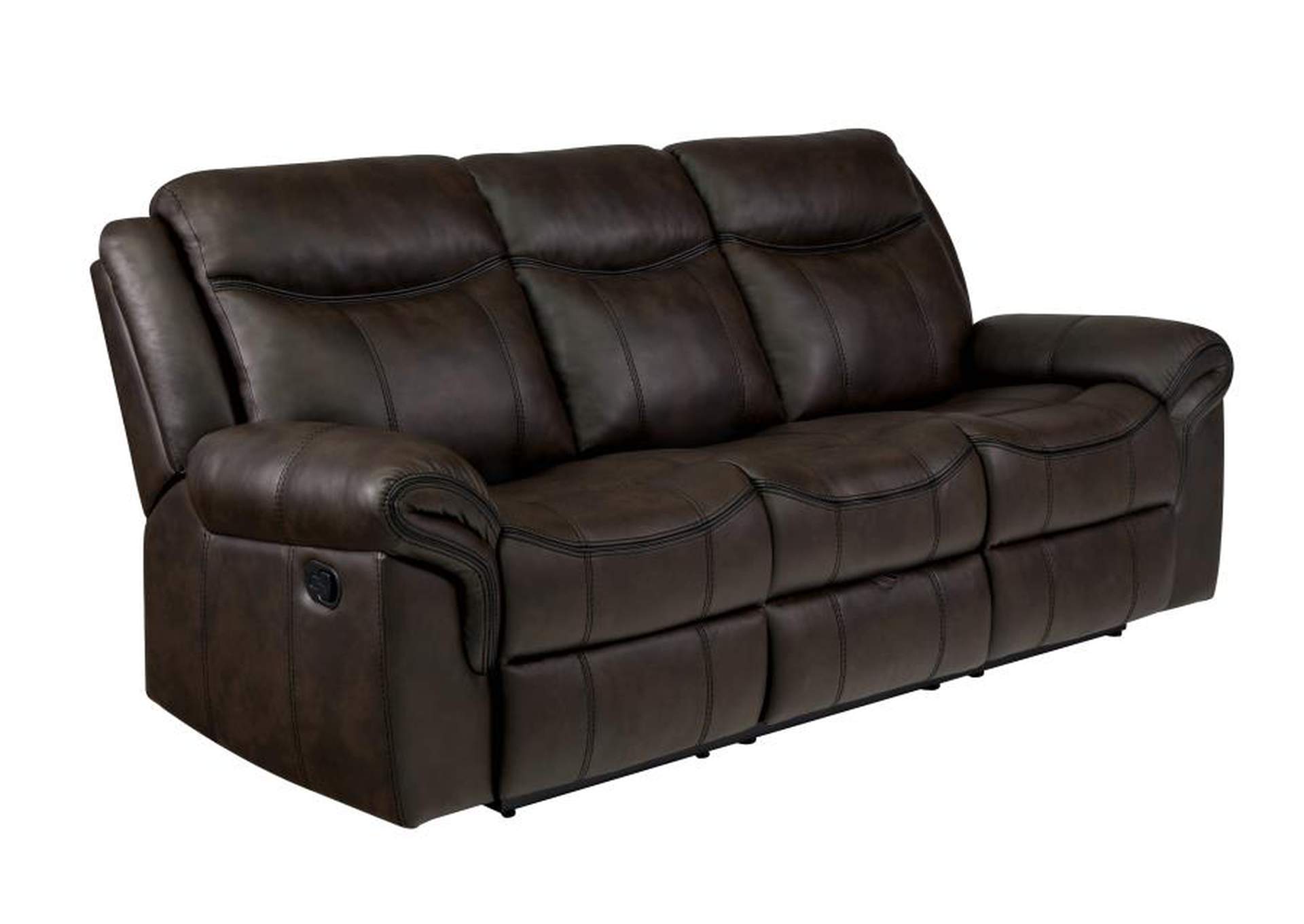 Sawyer Upholstered Tufted Living Room Set Cocoa Brown image 4