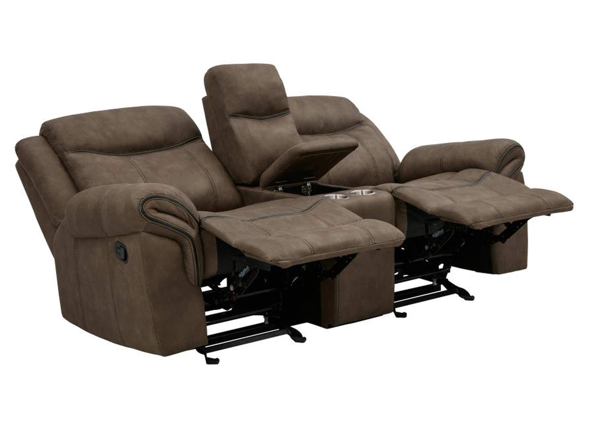 Sawyer Upholstered Tufted Living Room Set Macchiato Brown image 12