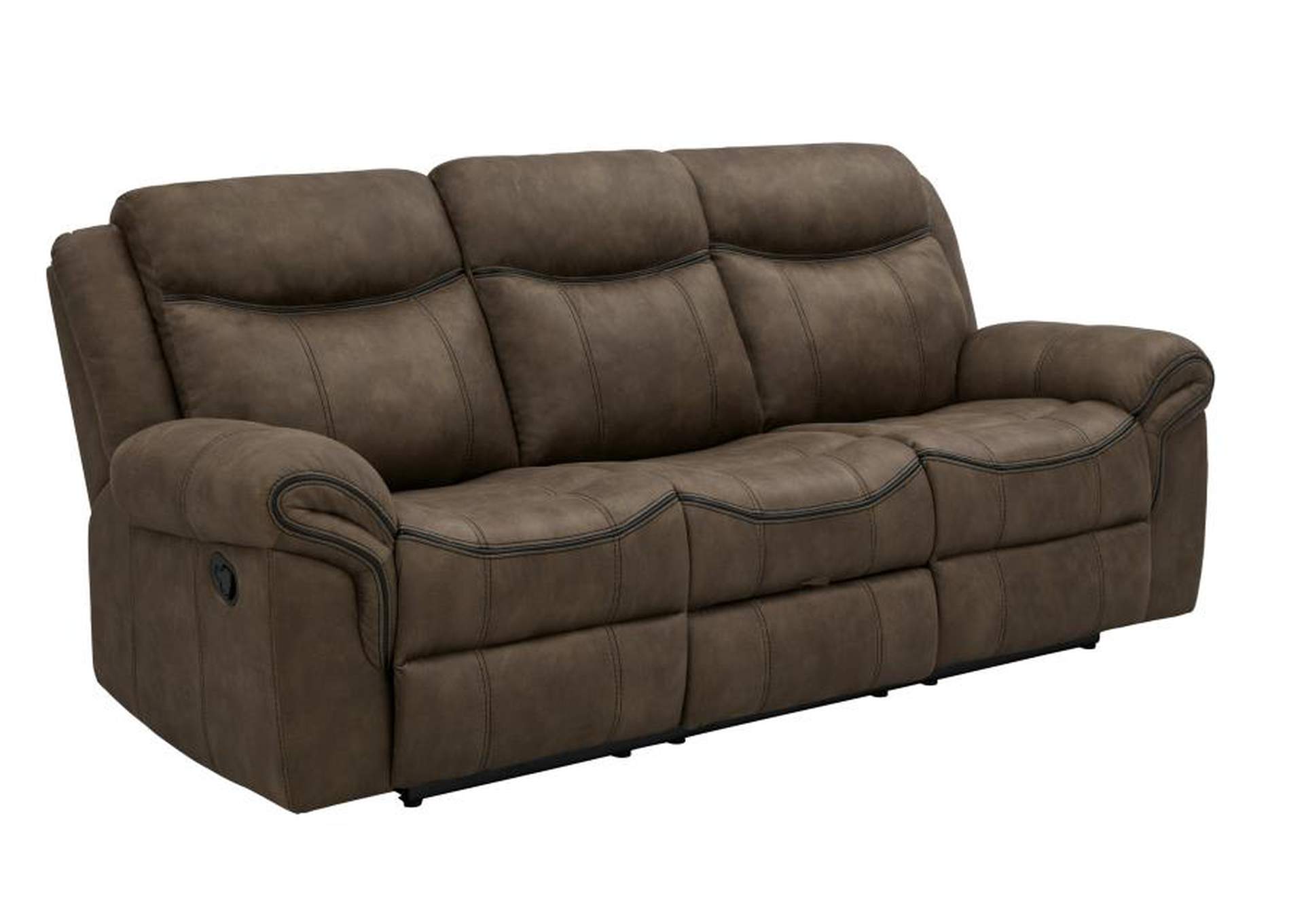 Sawyer Upholstered Tufted Living Room Set Macchiato Brown image 4