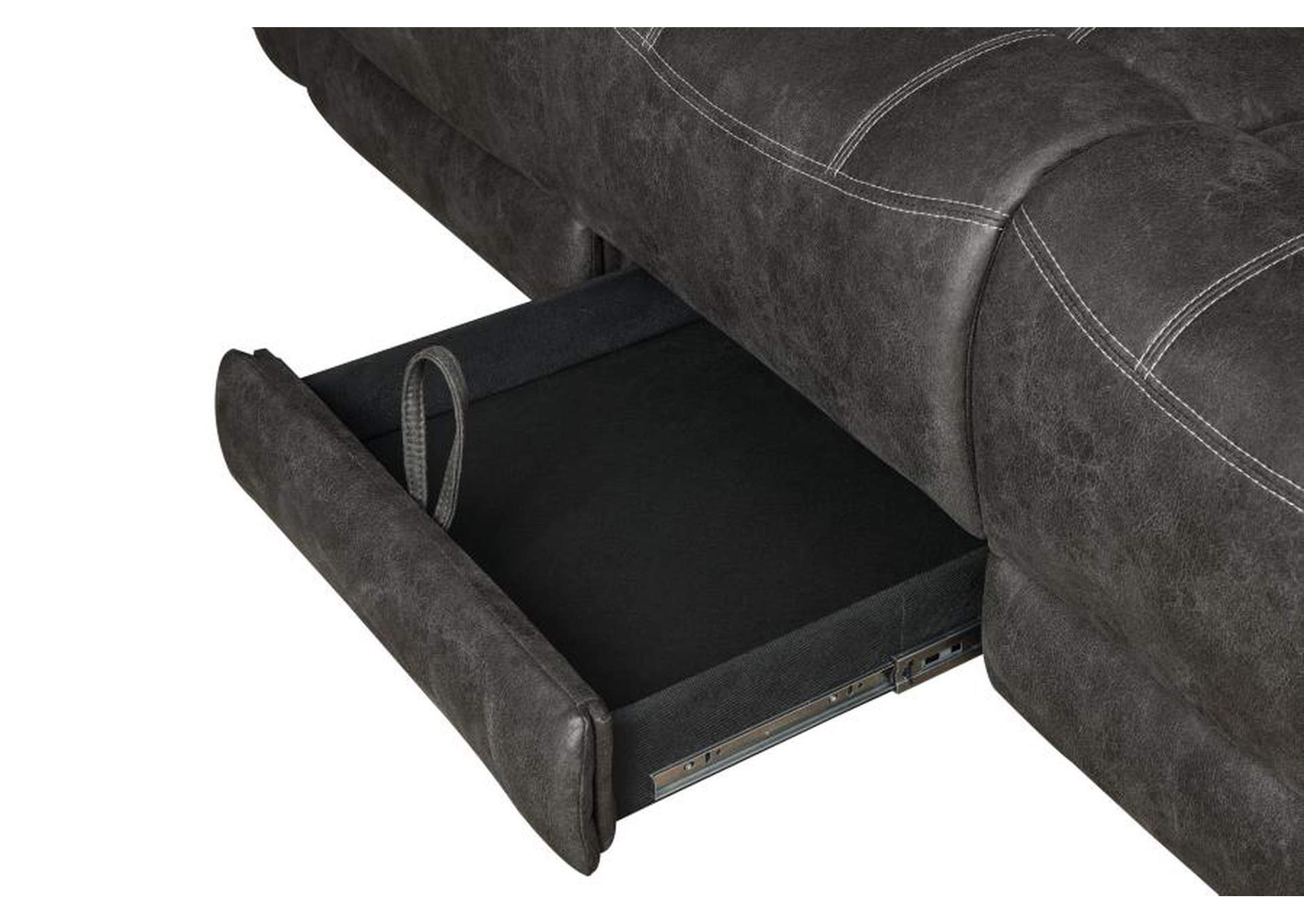 Wyatt 2-piece Upholstered Living Room Set Grey image 9
