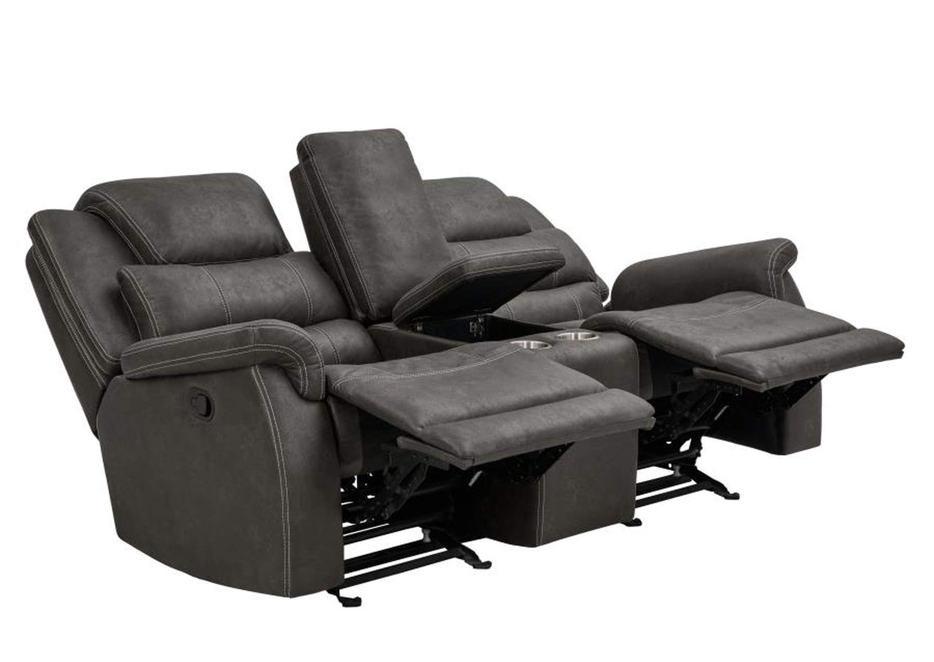 Wyatt 2-piece Upholstered Living Room Set Grey image 12