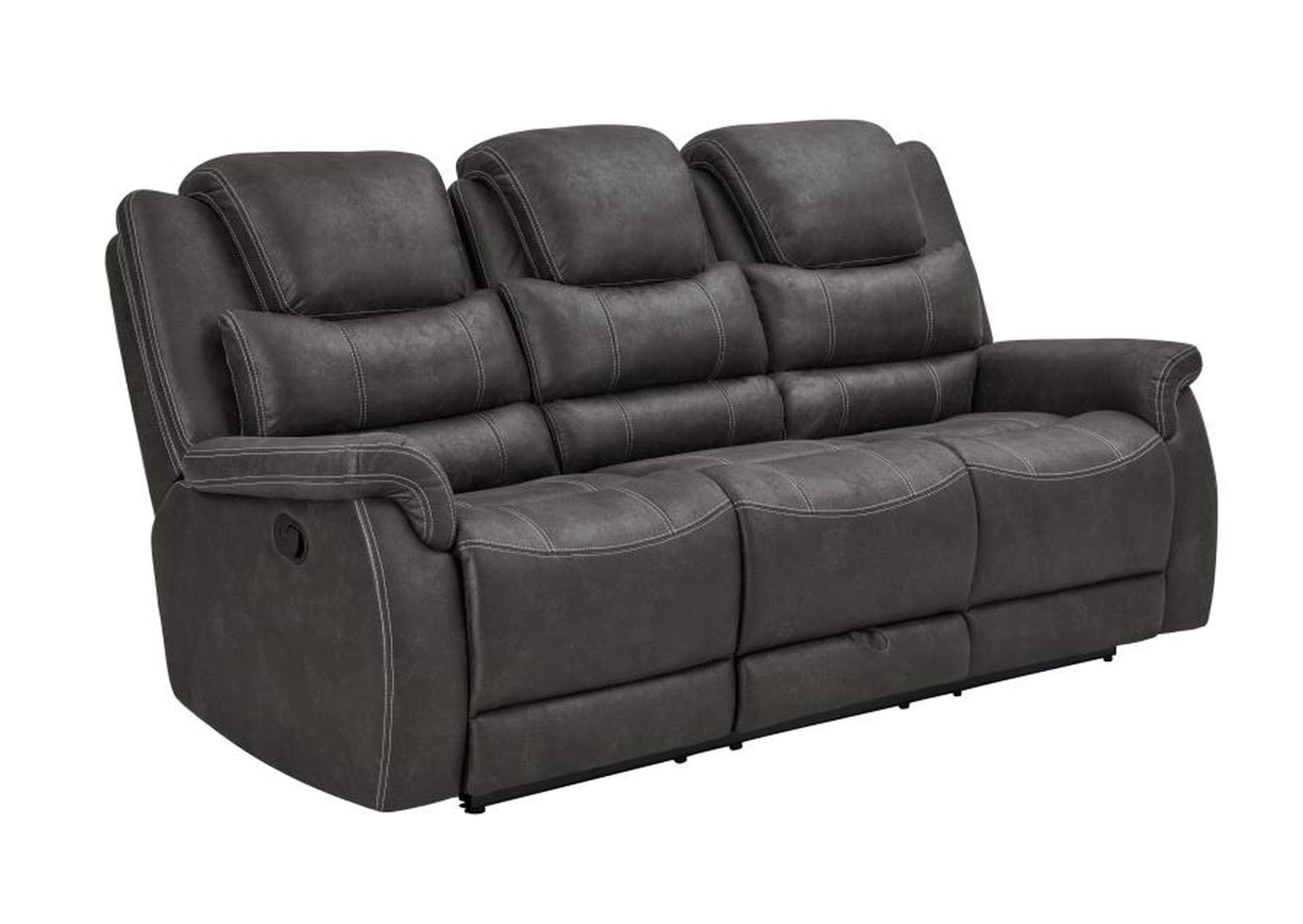 Wyatt 3-piece Upholstered Living Room Set Grey image 4