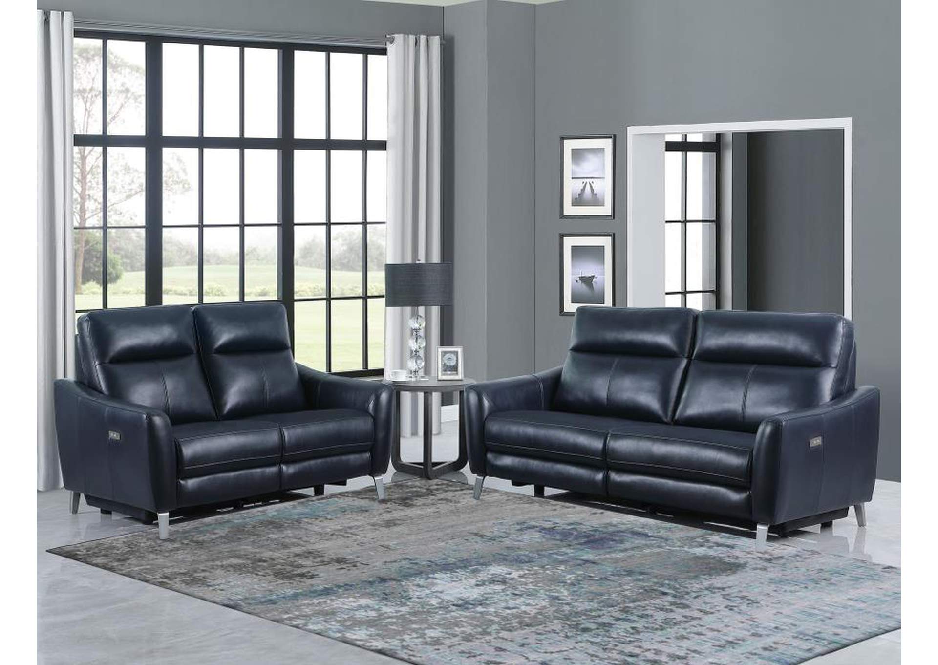 Derek Upholstered Power Living Room Set image 1