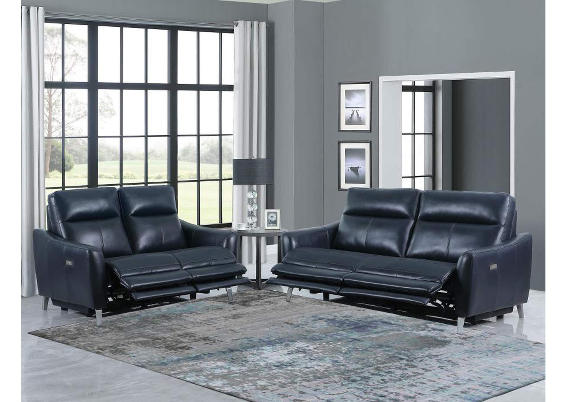 Derek Upholstered Power Living Room Set image 3