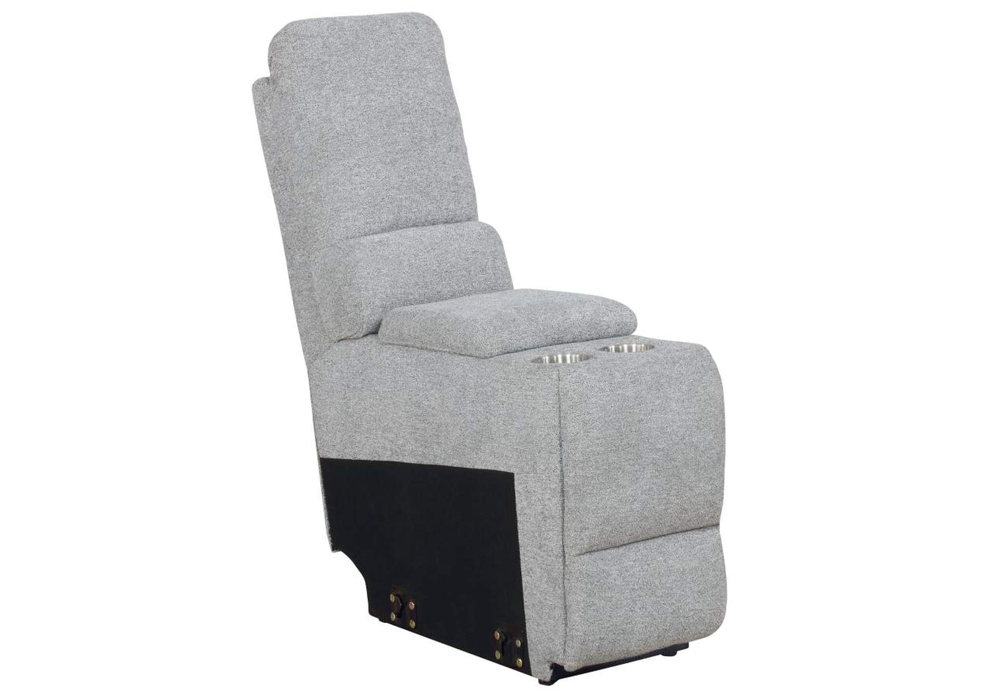 Belize 6-piece Pillow Top Arm Power Sectional Grey image 10