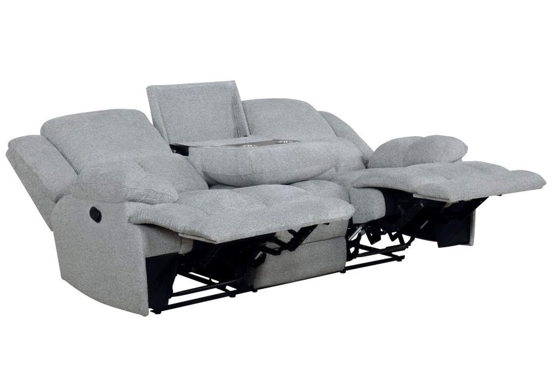 Waterbury 2-piece Pillow Top Arm Motion Living Room Set Grey image 5