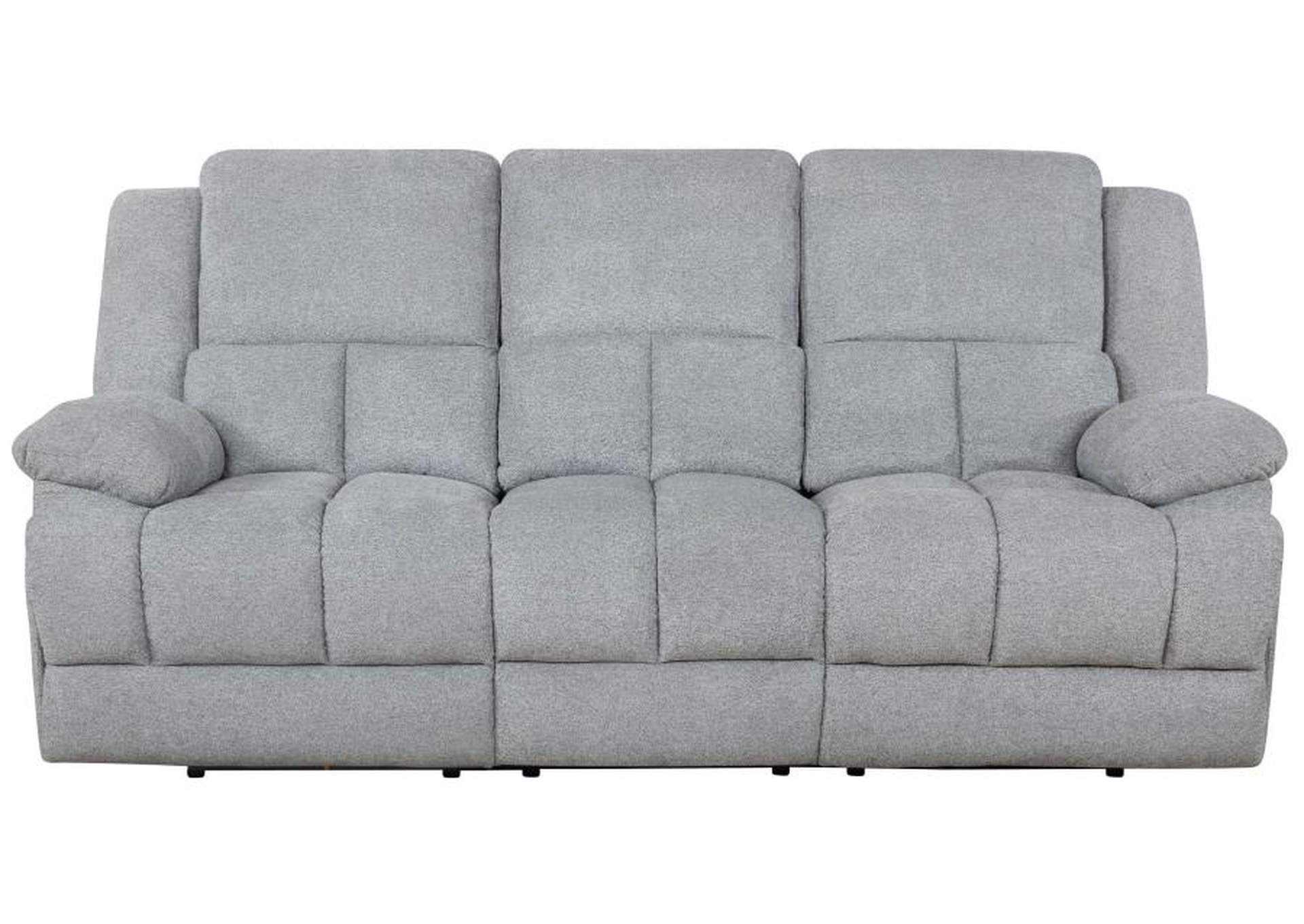 Waterbury 2-piece Pillow Top Arm Motion Living Room Set Grey image 6