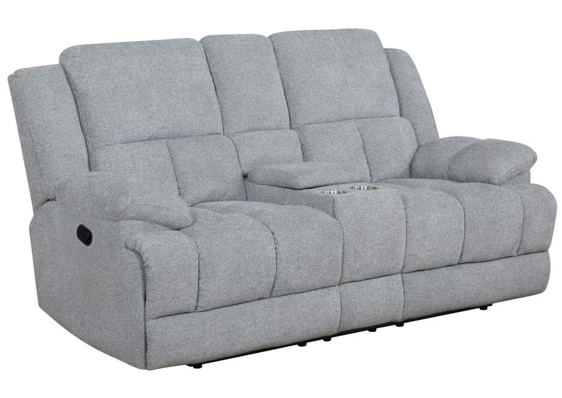 Waterbury 2-piece Pillow Top Arm Motion Living Room Set Grey image 11
