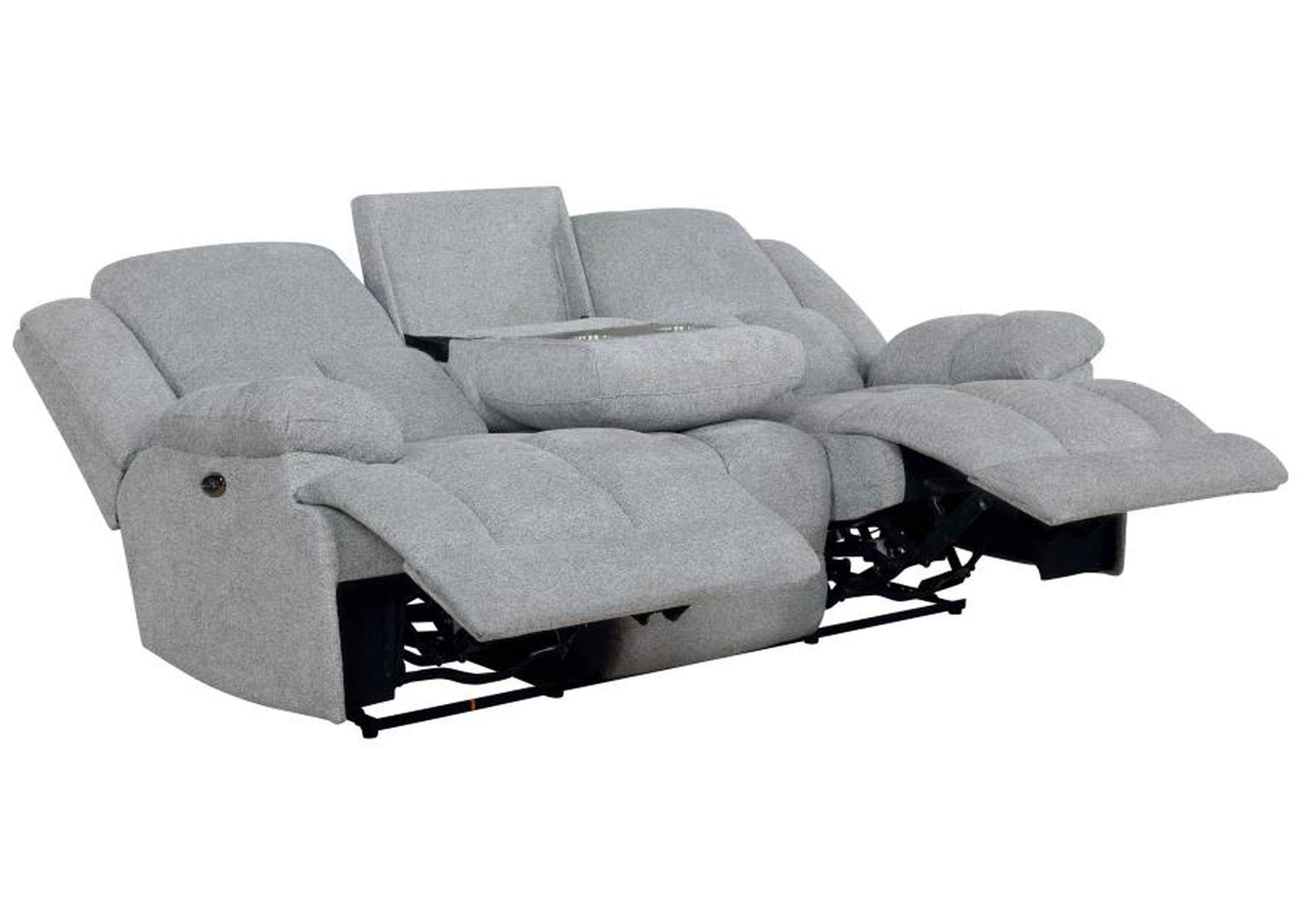 Waterbury 3-piece Pillow Top Arm Power Living Room Set Grey image 5