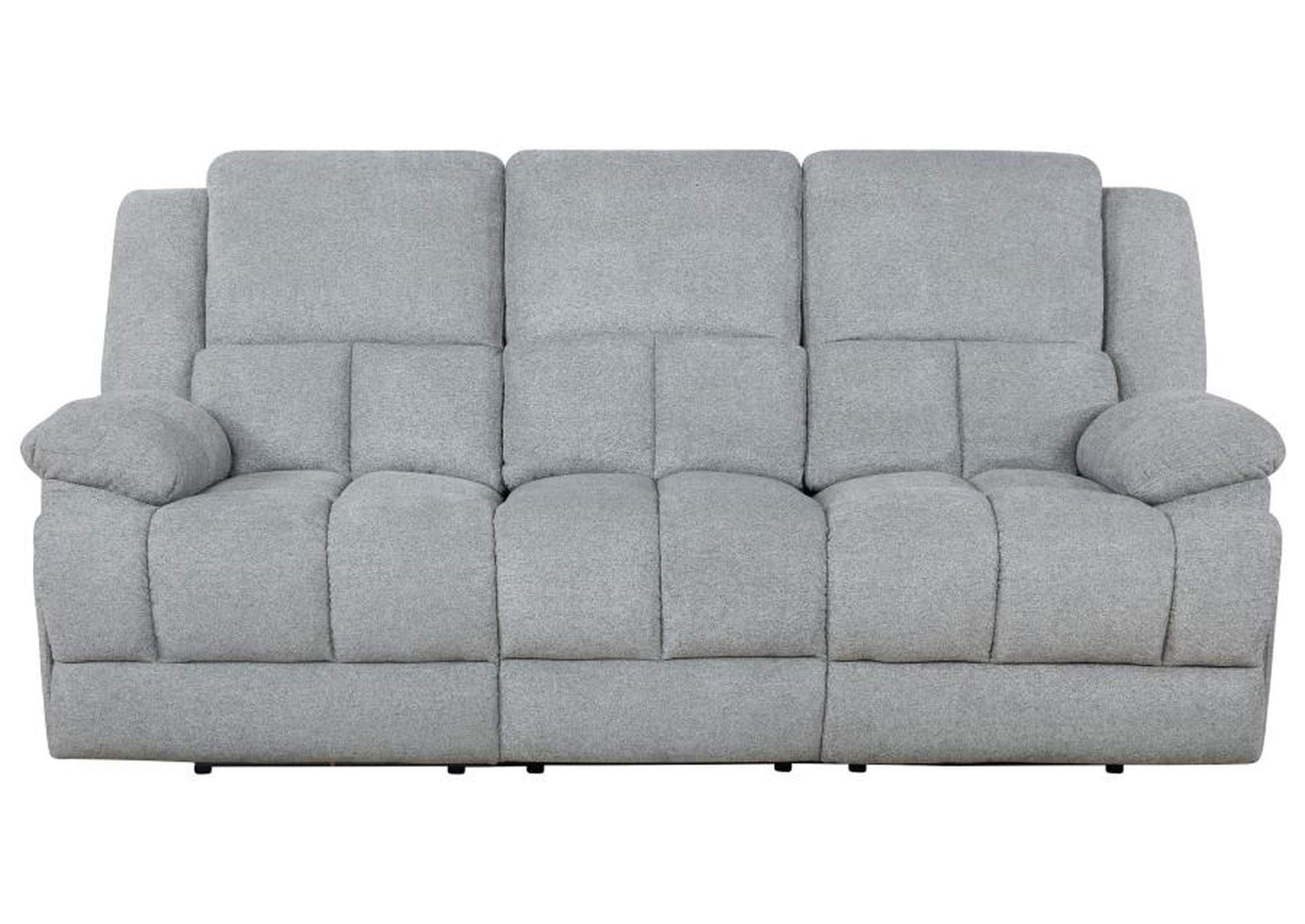 Waterbury 3-piece Pillow Top Arm Power Living Room Set Grey image 6