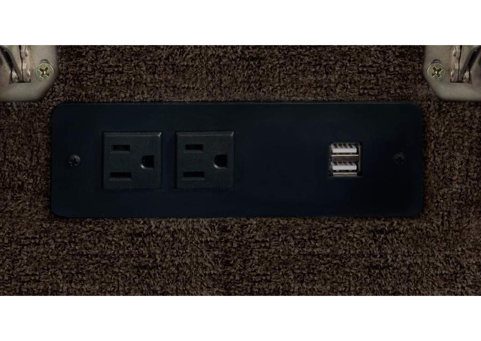 Belize 6-piece Pillow Top Arm Power Sectional Brown image 12