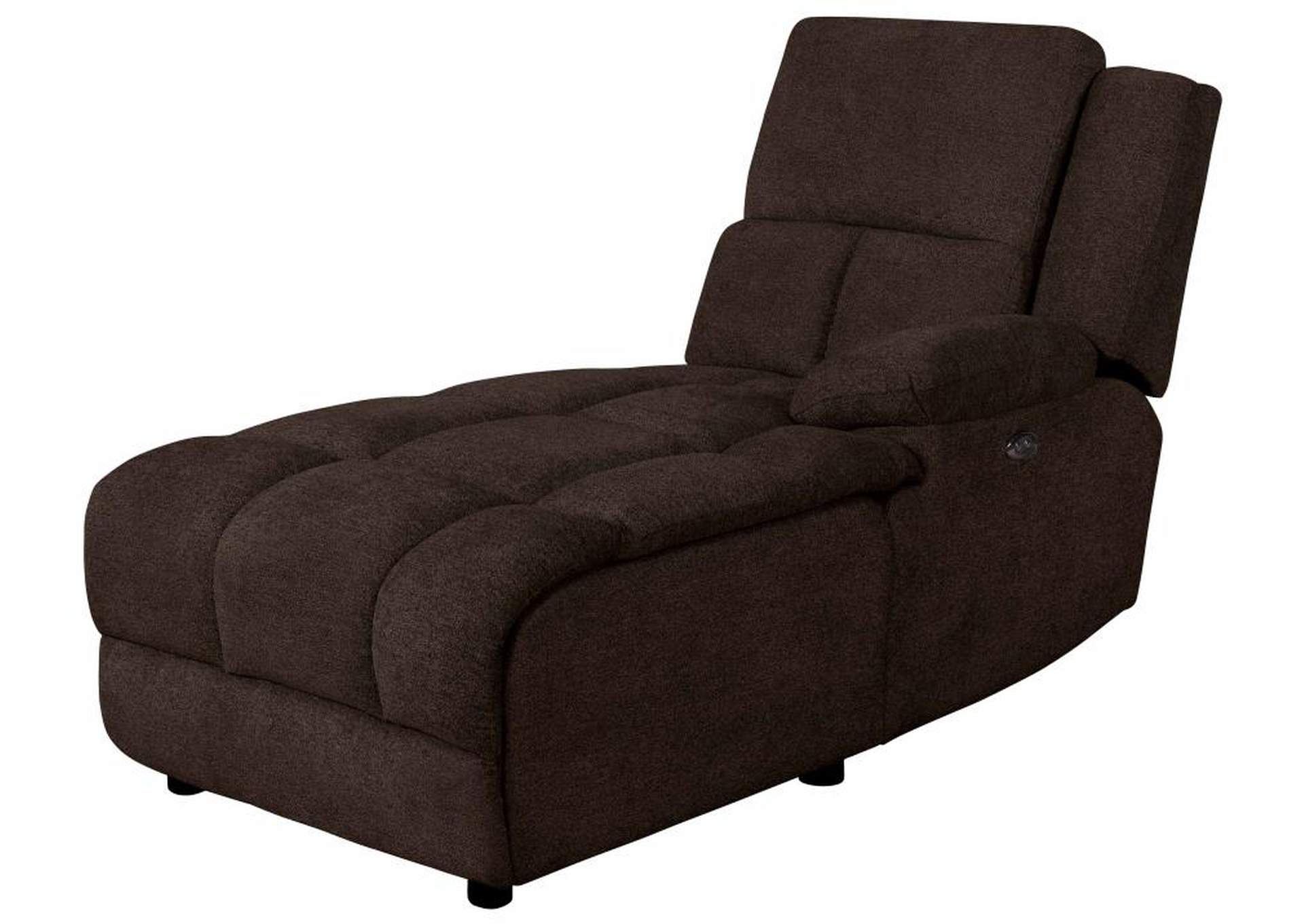 Belize 6-piece Pillow Top Arm Power Sectional Brown image 13