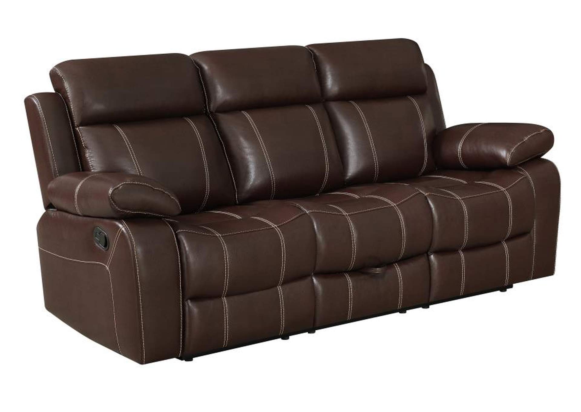 Myleene Upholstered Tufted Living Room Set Chestnut image 4