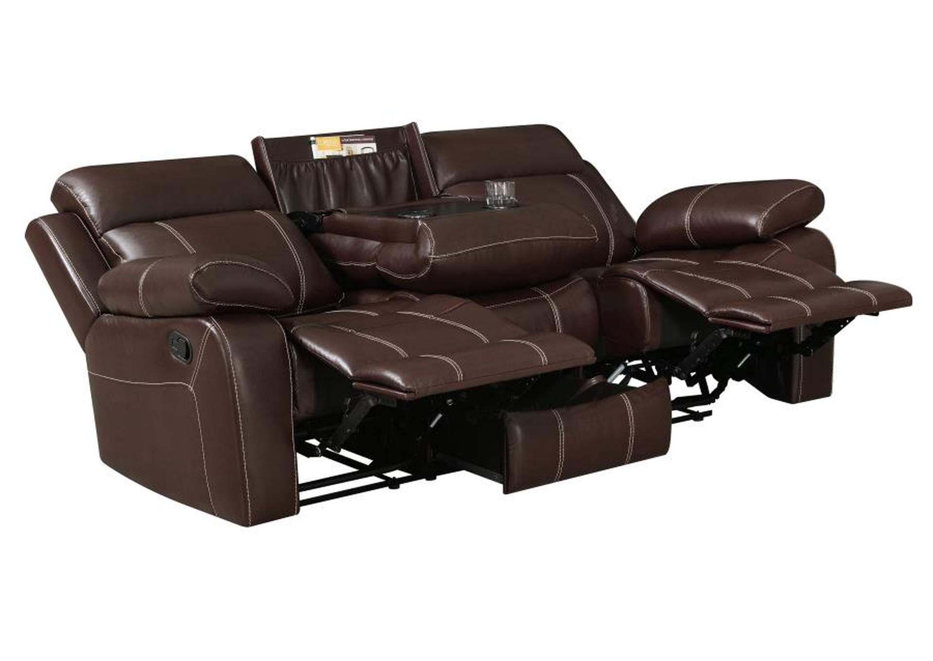 Myleene Upholstered Tufted Living Room Set Chestnut image 5
