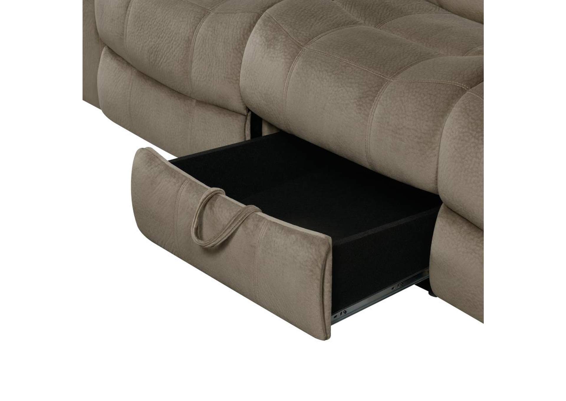 Myleene Upholstered Tufted Living Room Set Mocha image 9