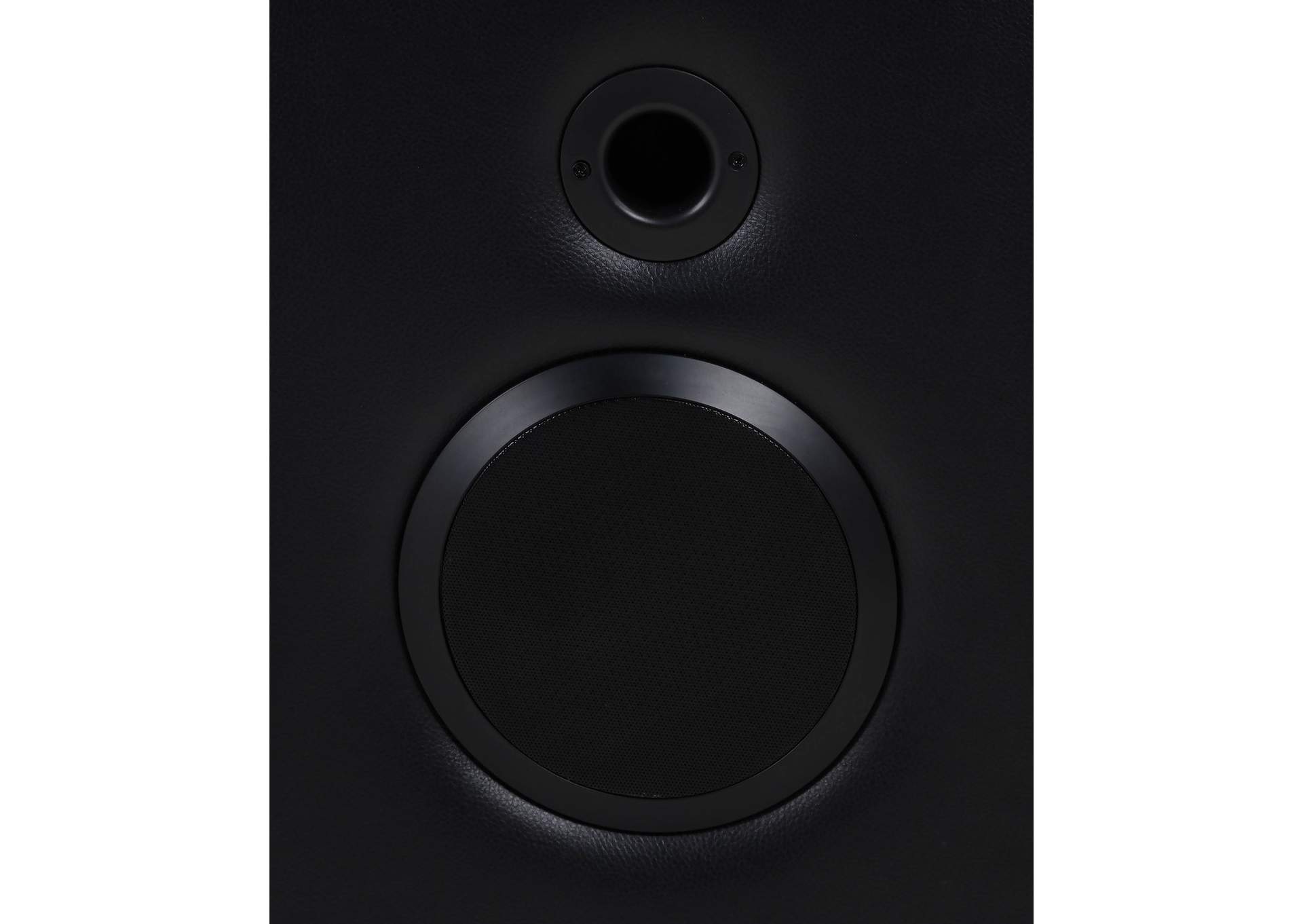 Zuma 3-piece Faux Leather Dual Power LED Sofa Set Black image 10