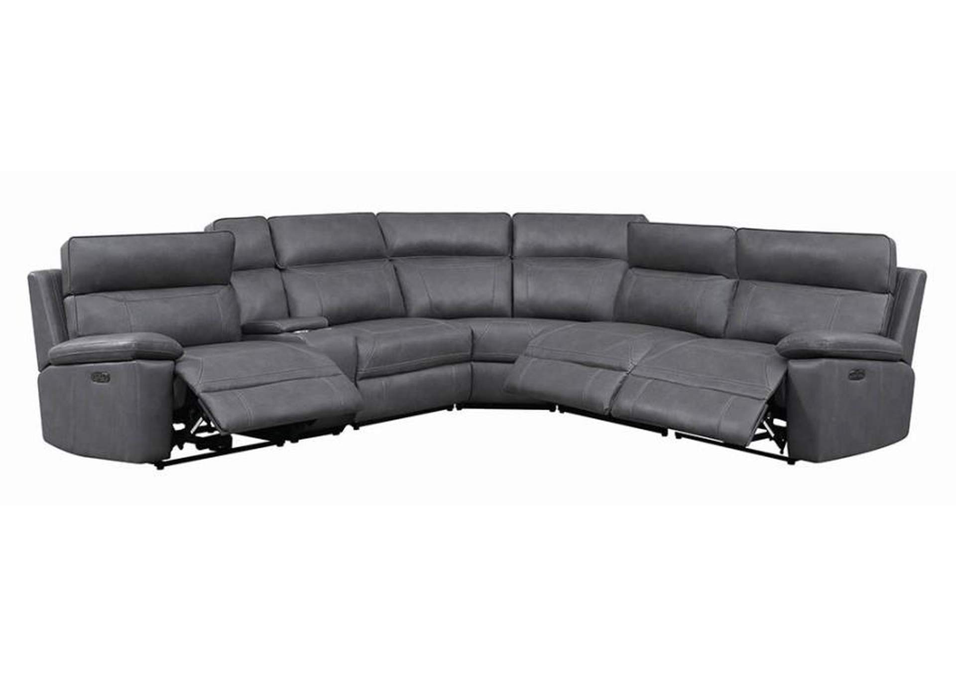 Albany 6-piece Power^2 Sectional Grey image 4