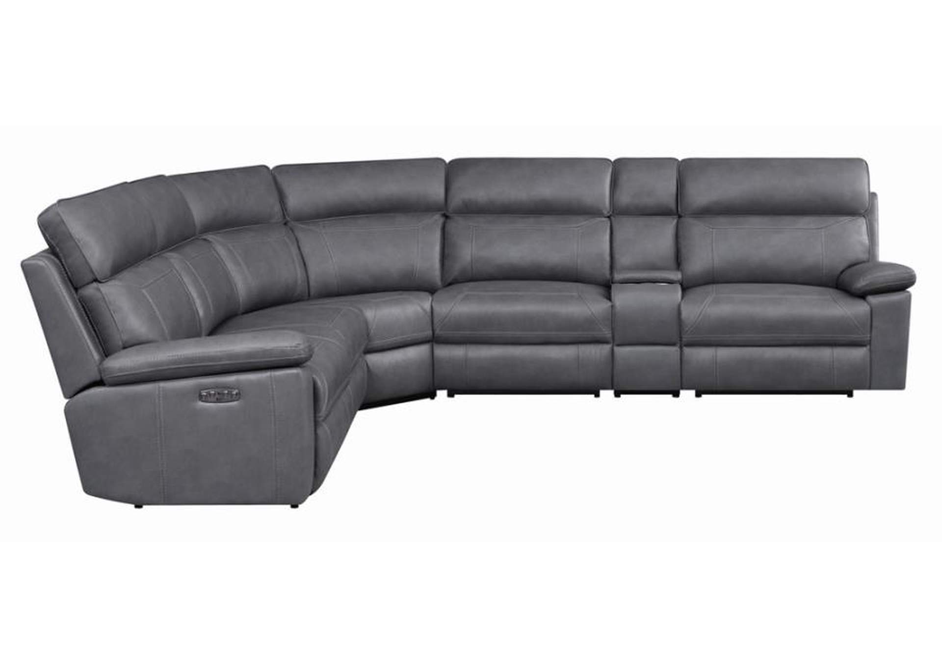 Albany 6-piece Power^2 Sectional Grey image 1