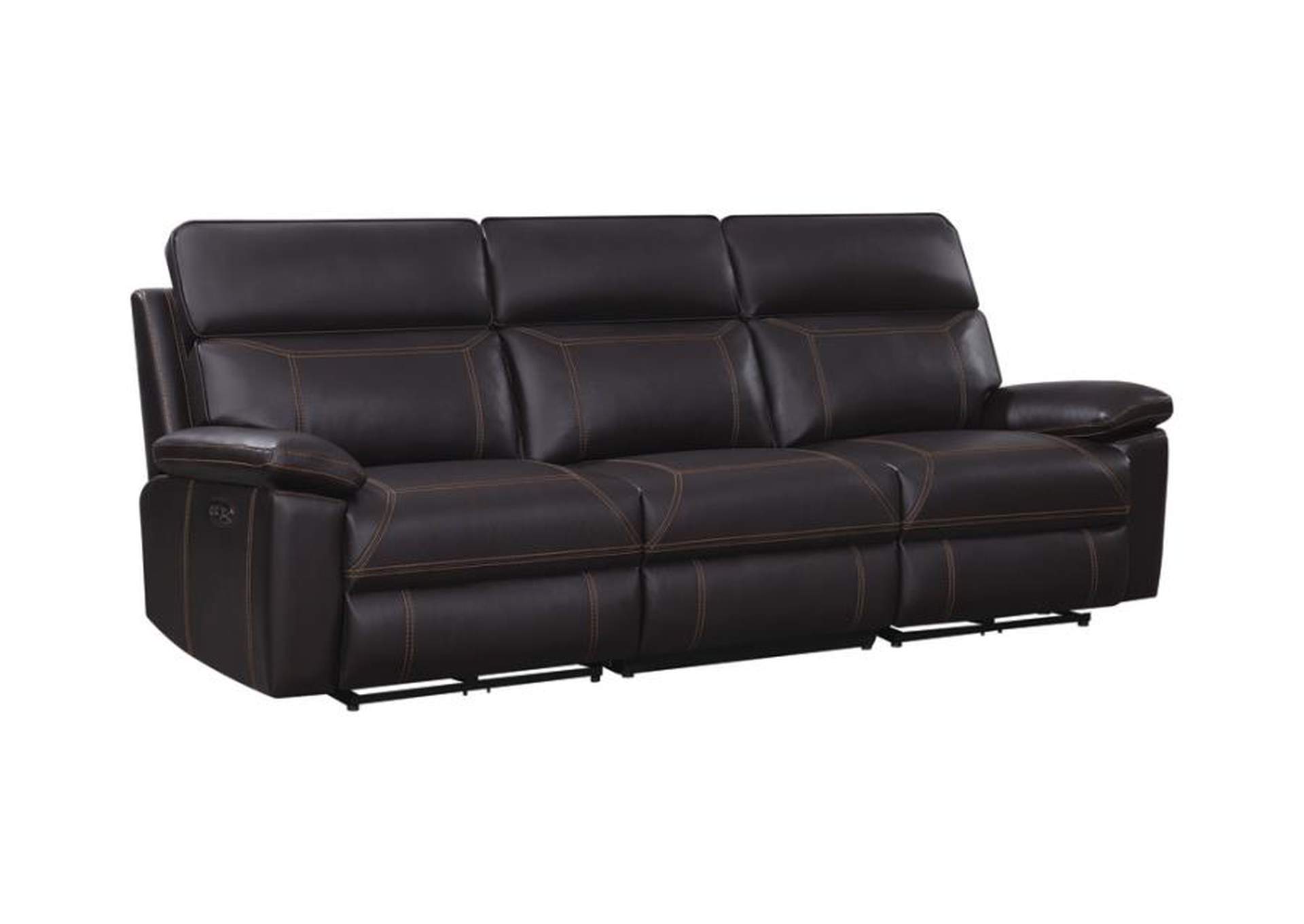 Albany Upholstered Power Reclining Seat and Power Headrest Sofa image 1