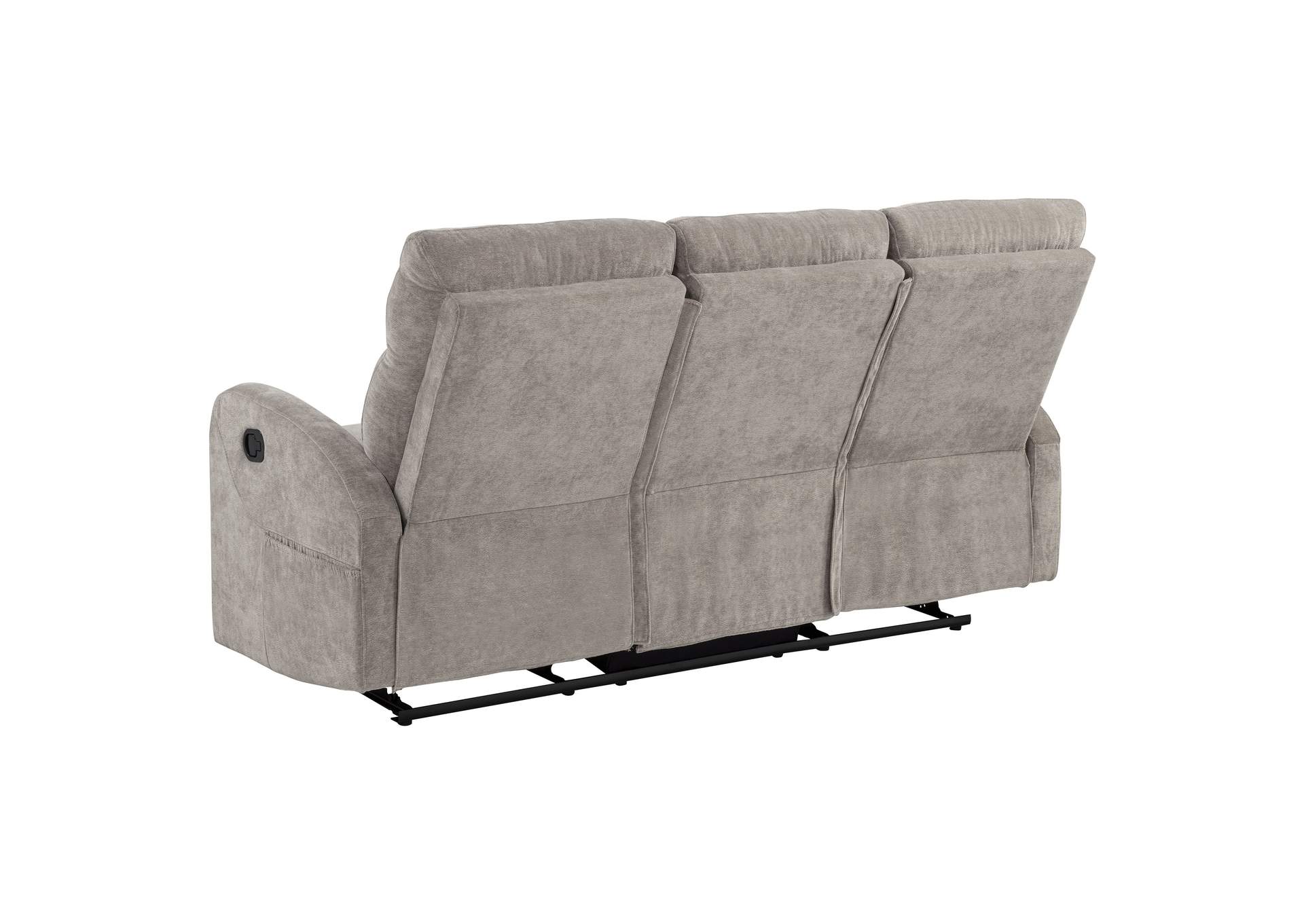 Hamilton 2-piece Chenille Manual Reclining Sofa Set Sand image 8