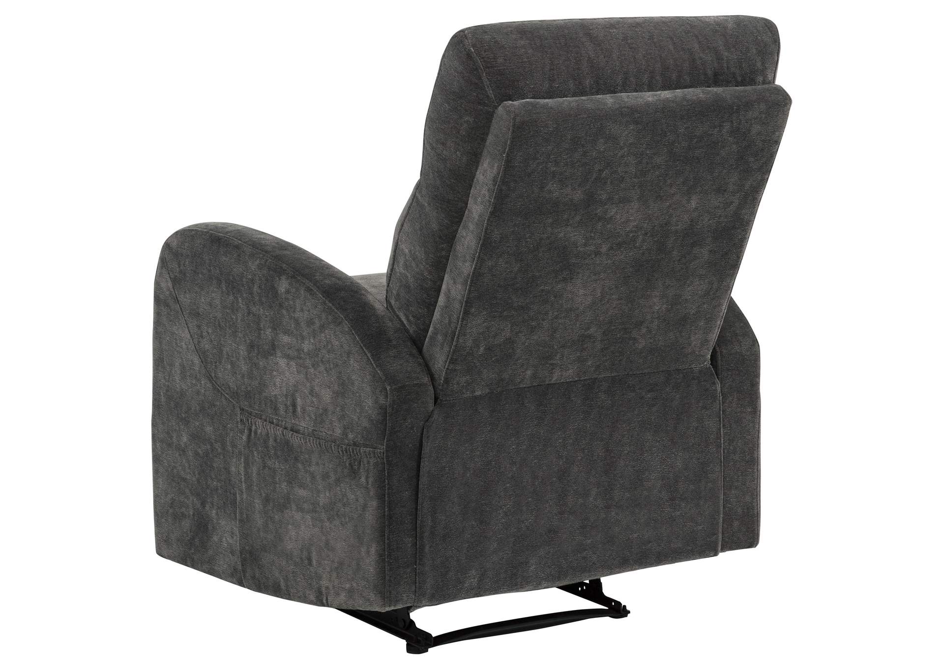 Hamilton 3-piece Chenille Manual Reclining Sofa Set Charcoal Grey image 10