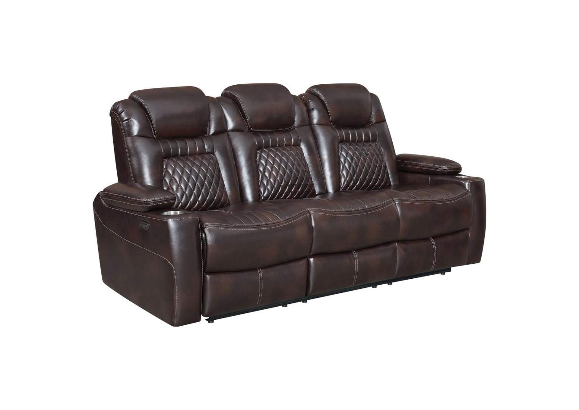 Korbach 2-piece Power^2 Living Room Set Espresso image 4