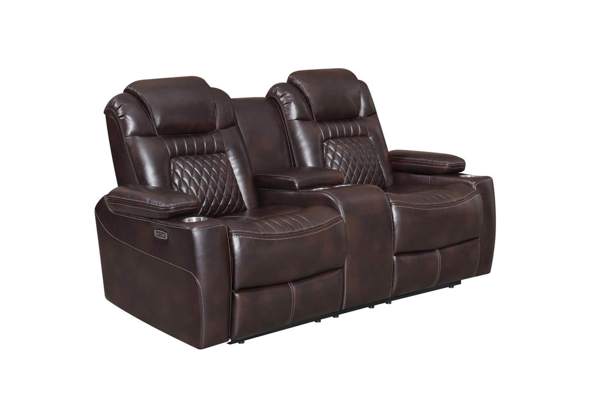 Korbach 2-piece Power^2 Living Room Set Espresso image 7