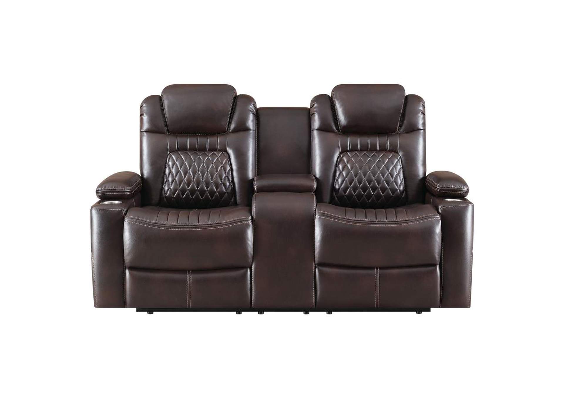 Korbach 2-piece Power^2 Living Room Set Espresso image 8