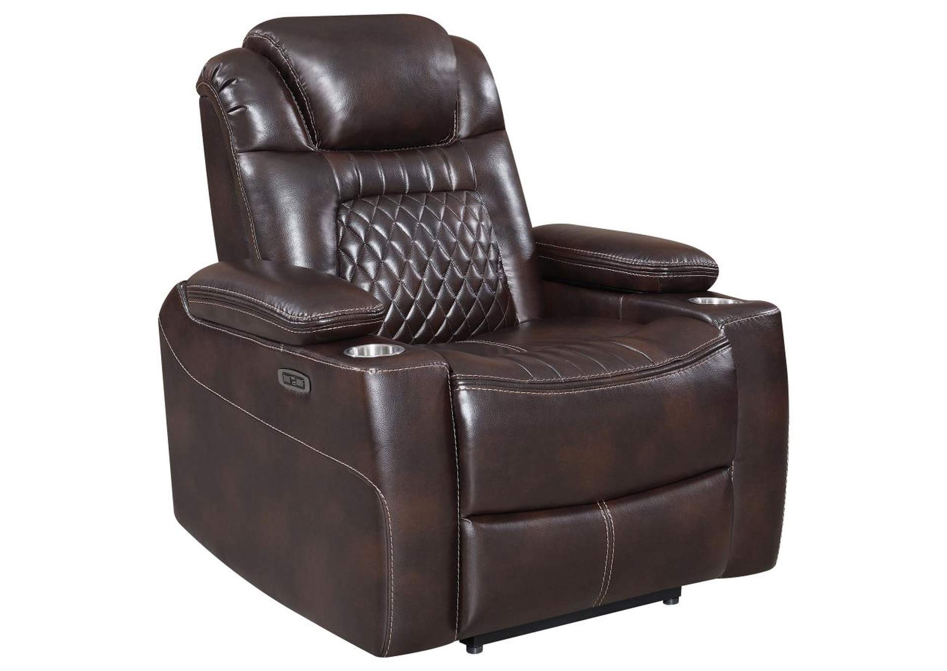 Korbach 3-piece Power^2 Living Room Set Espresso image 10
