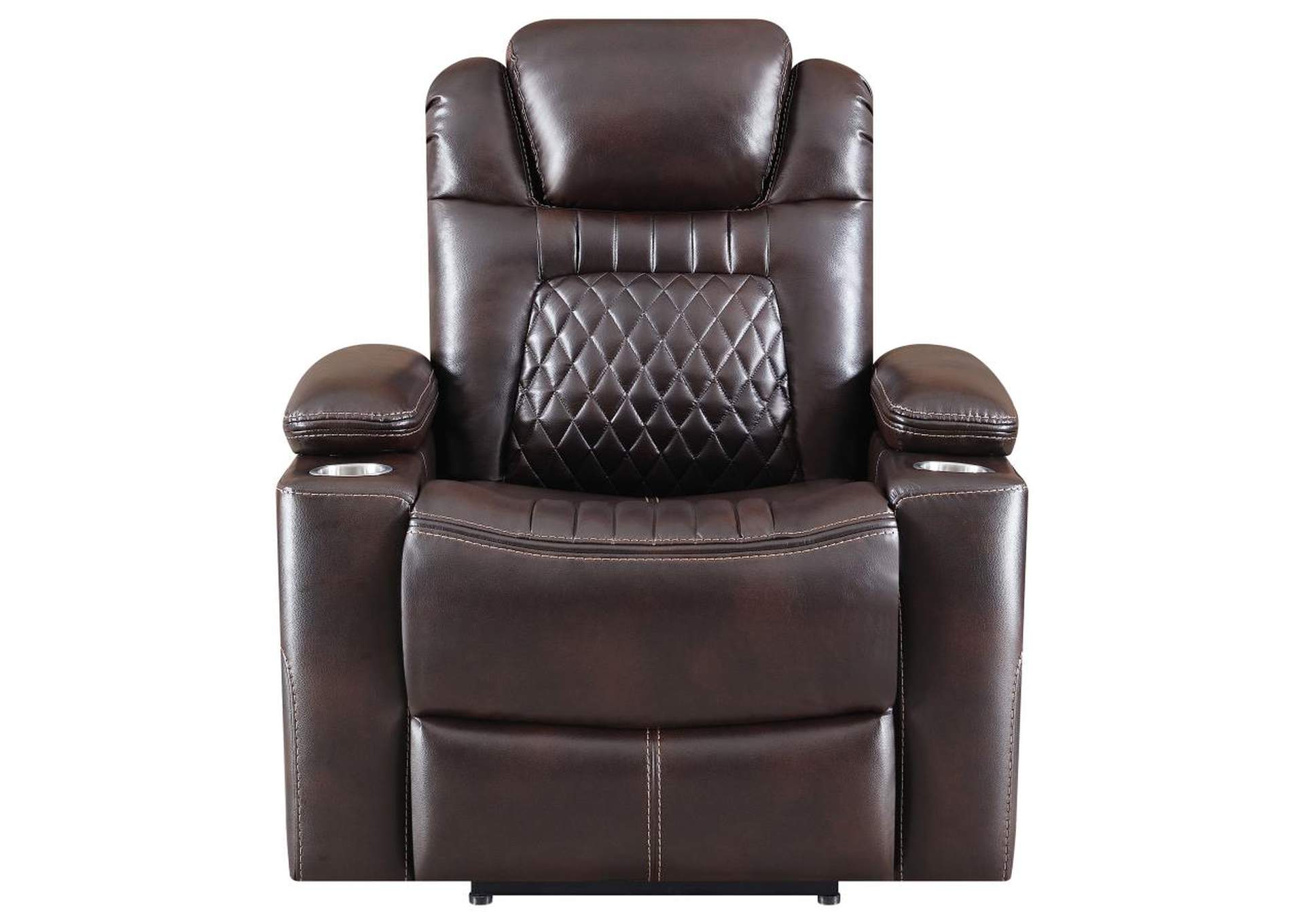 Korbach 3-piece Power^2 Living Room Set Espresso image 11