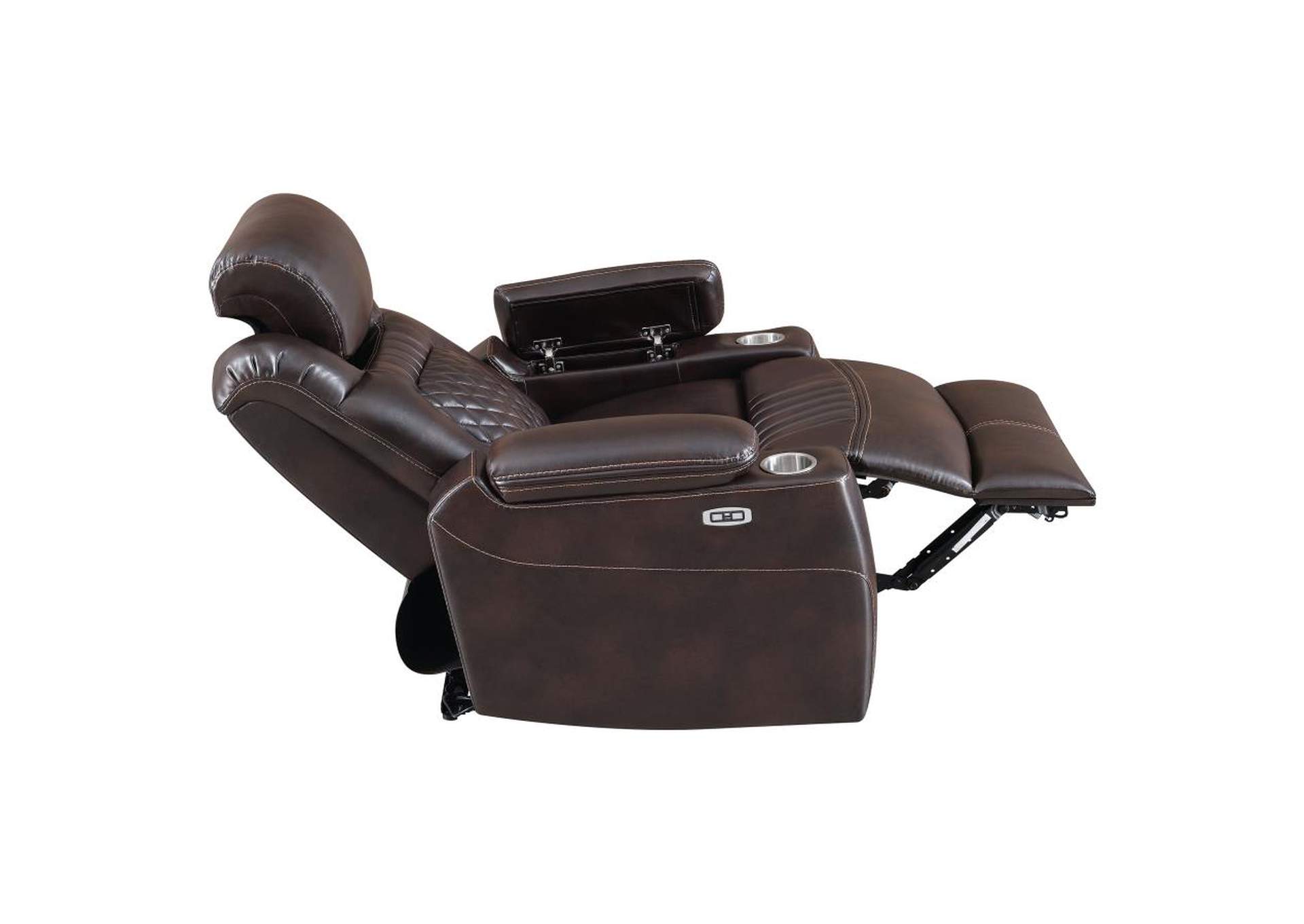 Korbach 3-piece Power^2 Living Room Set Espresso image 13